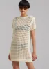 Ari Knit Mini Dress - Cream sold by Frankie Shop