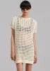 Ari Knit Mini Dress - Cream sold by Frankie Shop