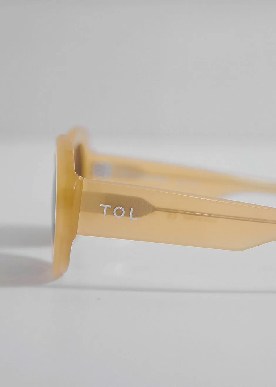 TOL Eyewear Double Round Sunglasses - Honey sold by Frankie Shop product image thumbnail 3