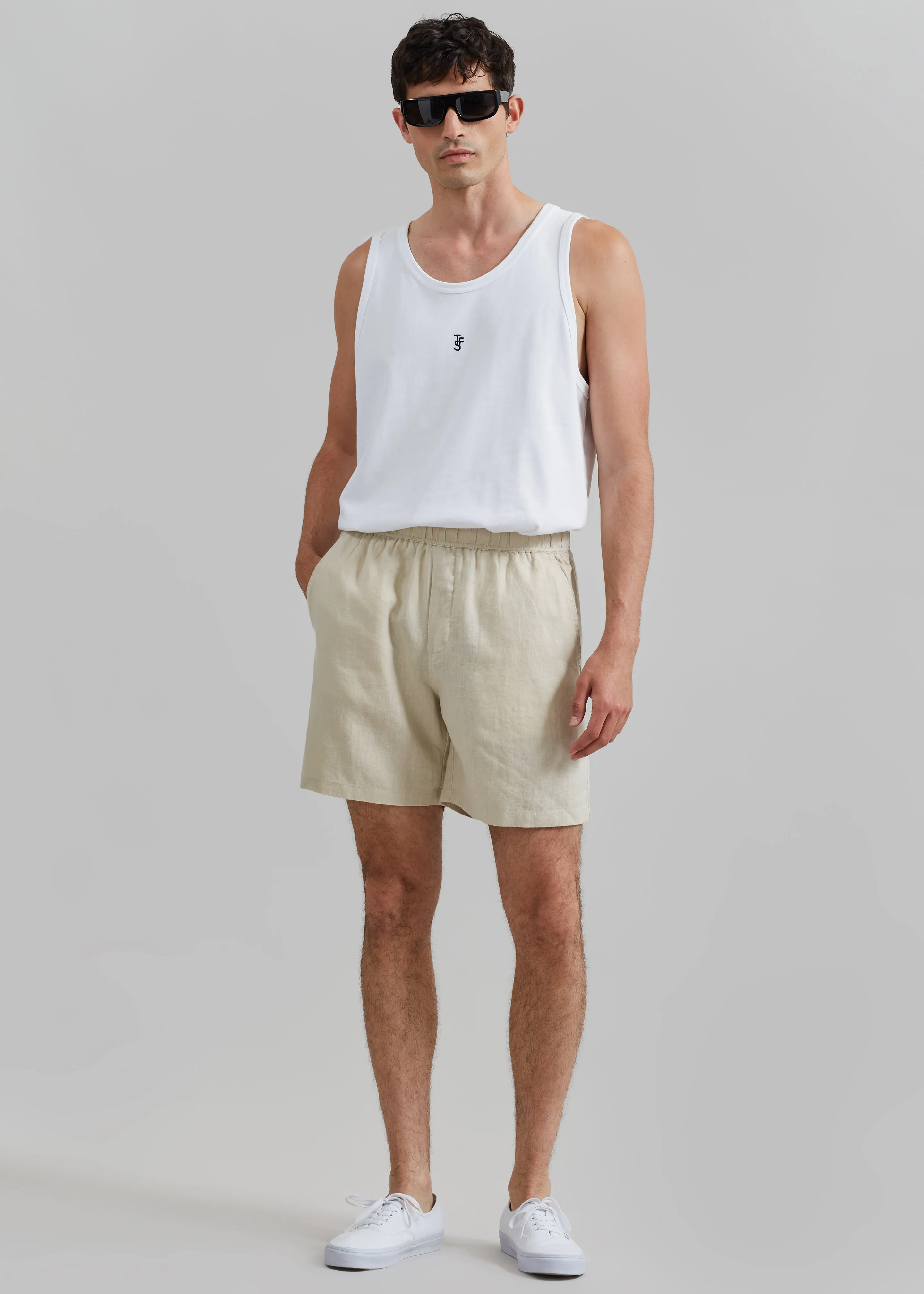 Samsøe Samsøe Sajabari Shorts - Castle Wall sold by Frankie Shop product image thumbnail 3