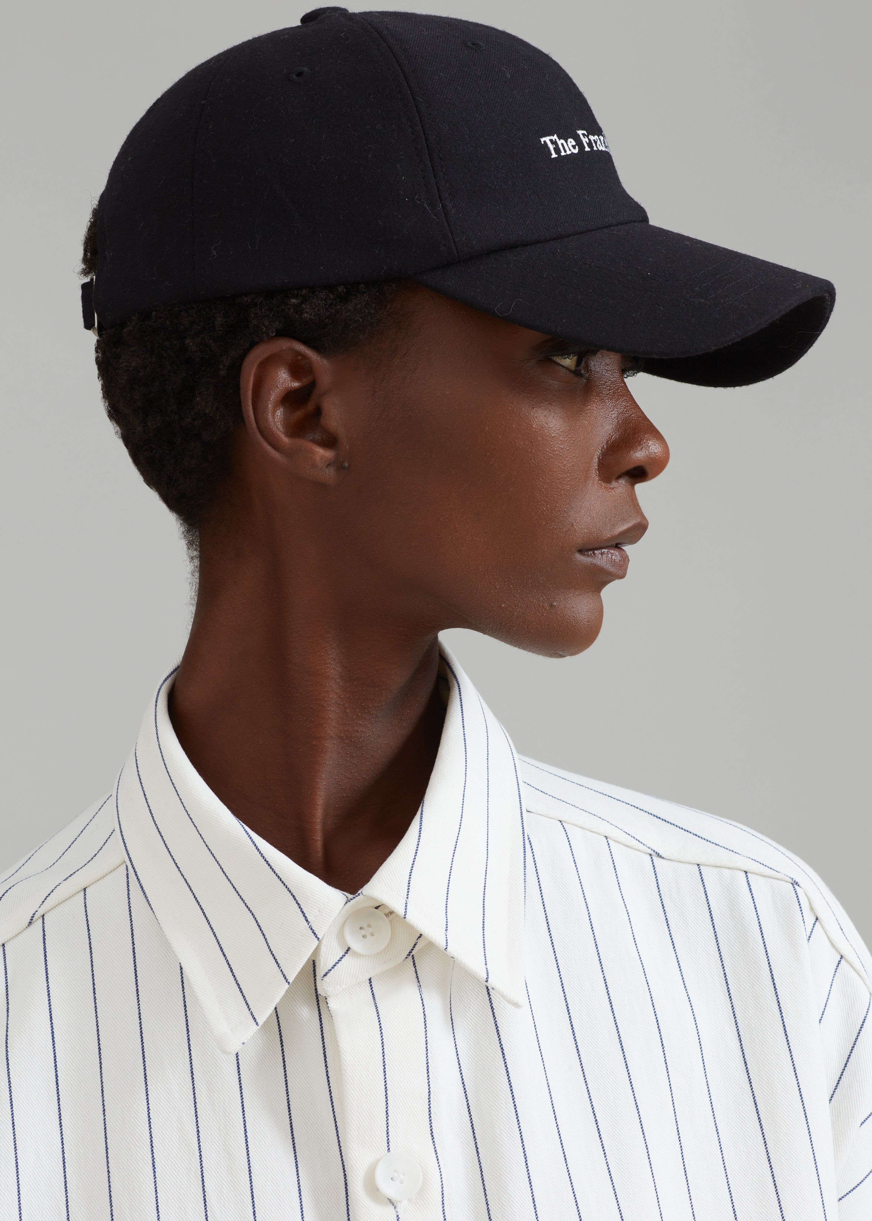 TFS Flannel Baseball Cap - Black sold by Frankie Shop product image thumbnail 4