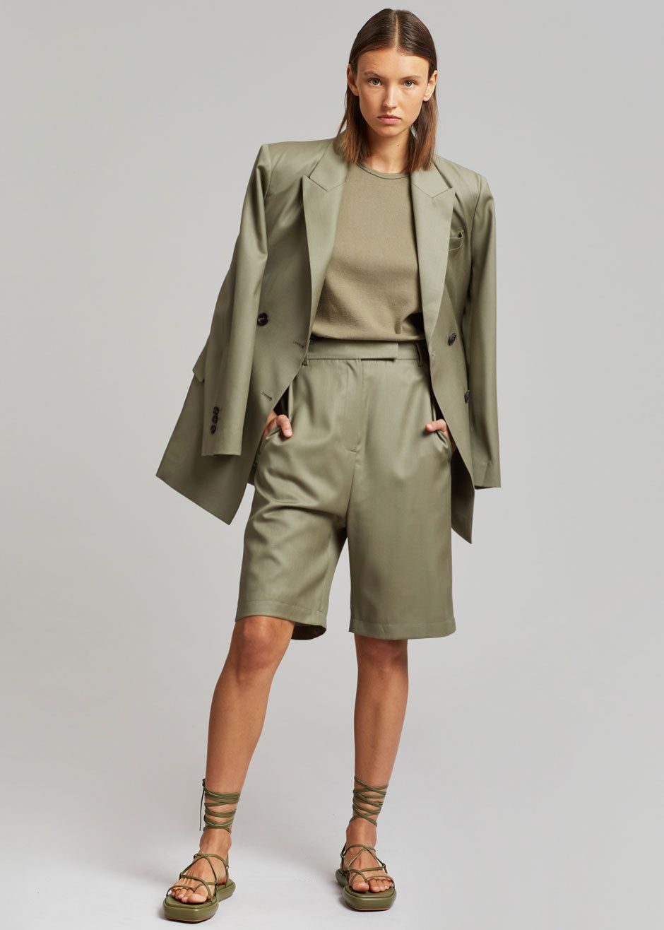 Irina Slit Pants - Olive sold by Frankie Shop product image thumbnail 2