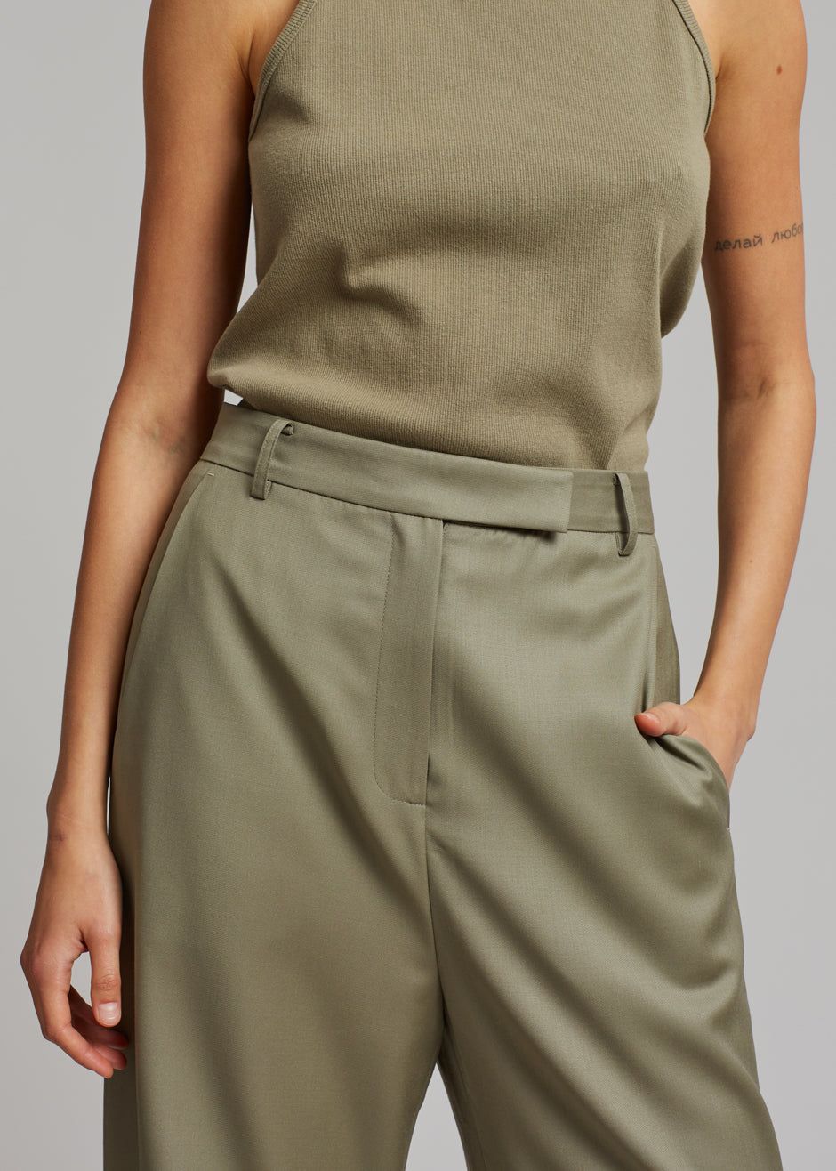 Irina Slit Pants - Olive sold by Frankie Shop product image thumbnail 7