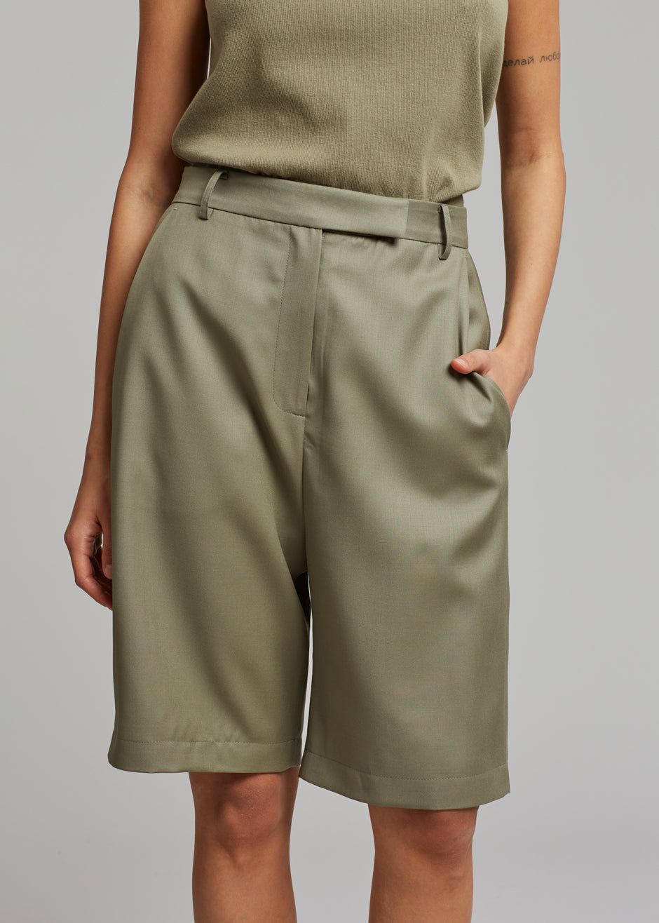 Irina Slit Pants - Olive sold by Frankie Shop product image thumbnail 6