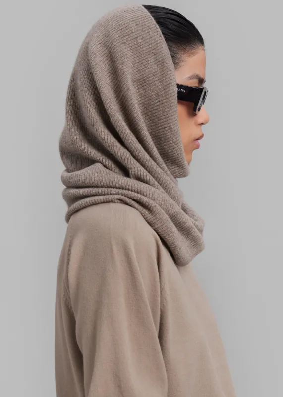 Loulou Studio Sabol Tube Scarf - Beige Melange sold by Frankie Shop