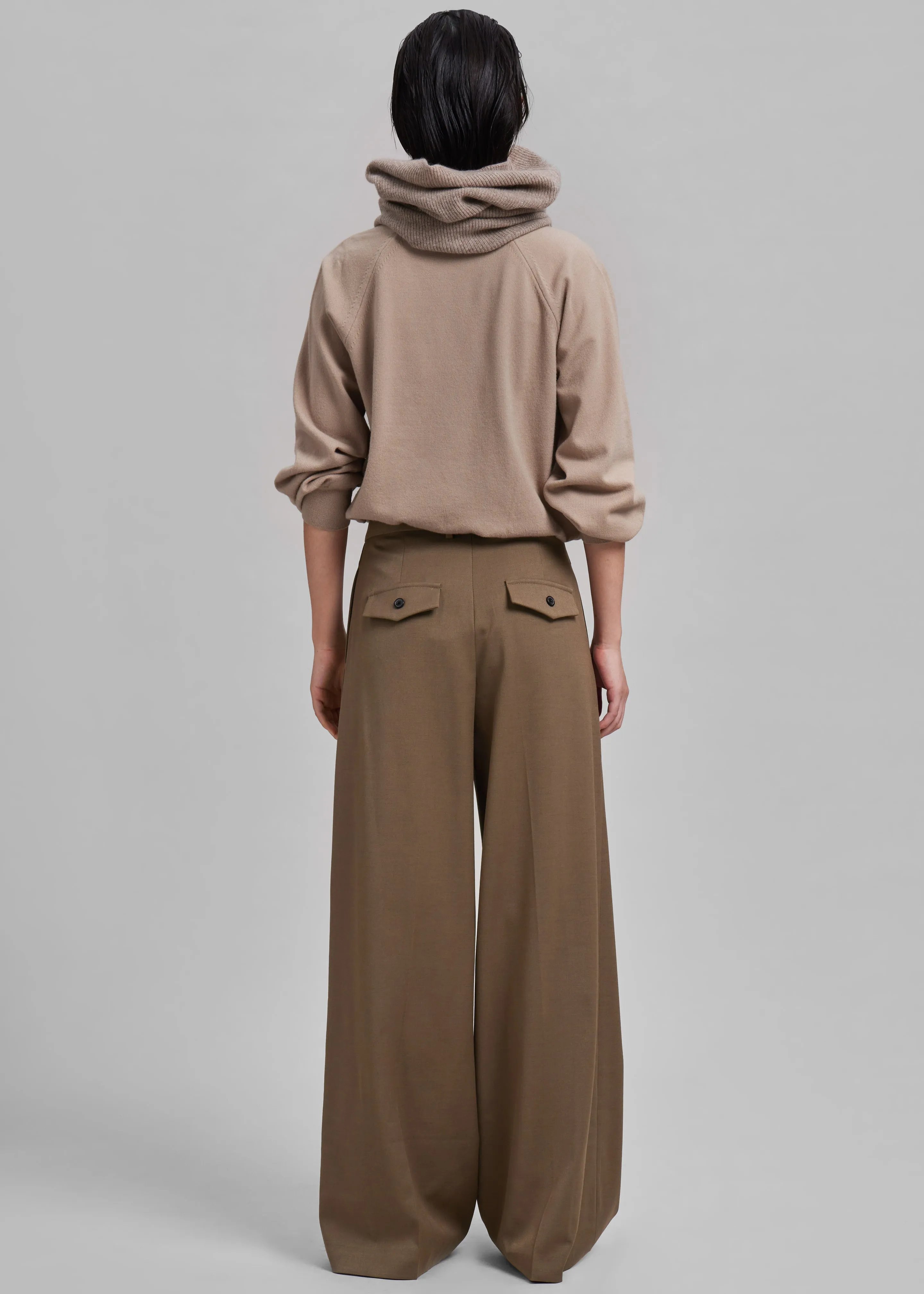 Loulou Studio Sabol Tube Scarf - Beige Melange sold by Frankie Shop product image thumbnail 5