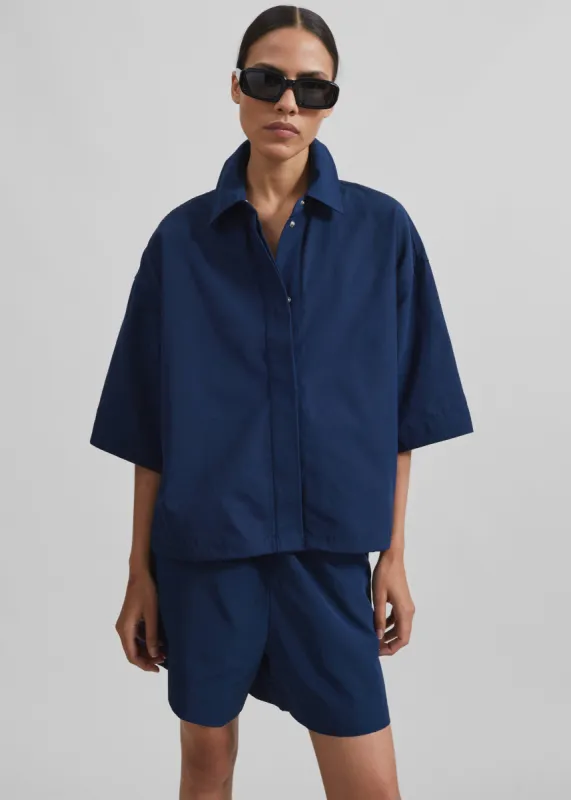 Samsøe Samsøe Salulu Shirt - Pageant Blue made by Frankie Shop