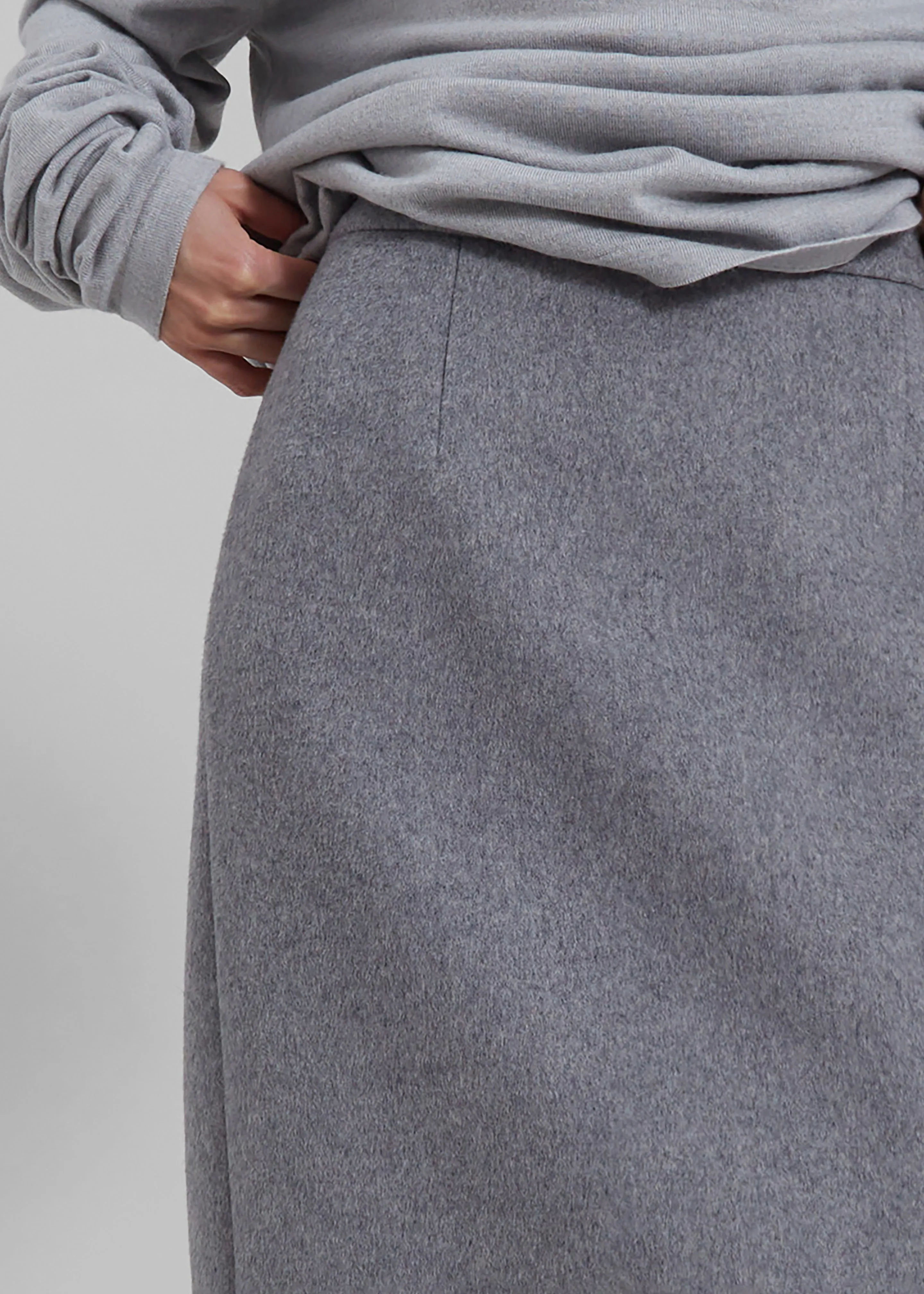 Arley Midi Skirt - Light Grey sold by Frankie Shop product image thumbnail 5