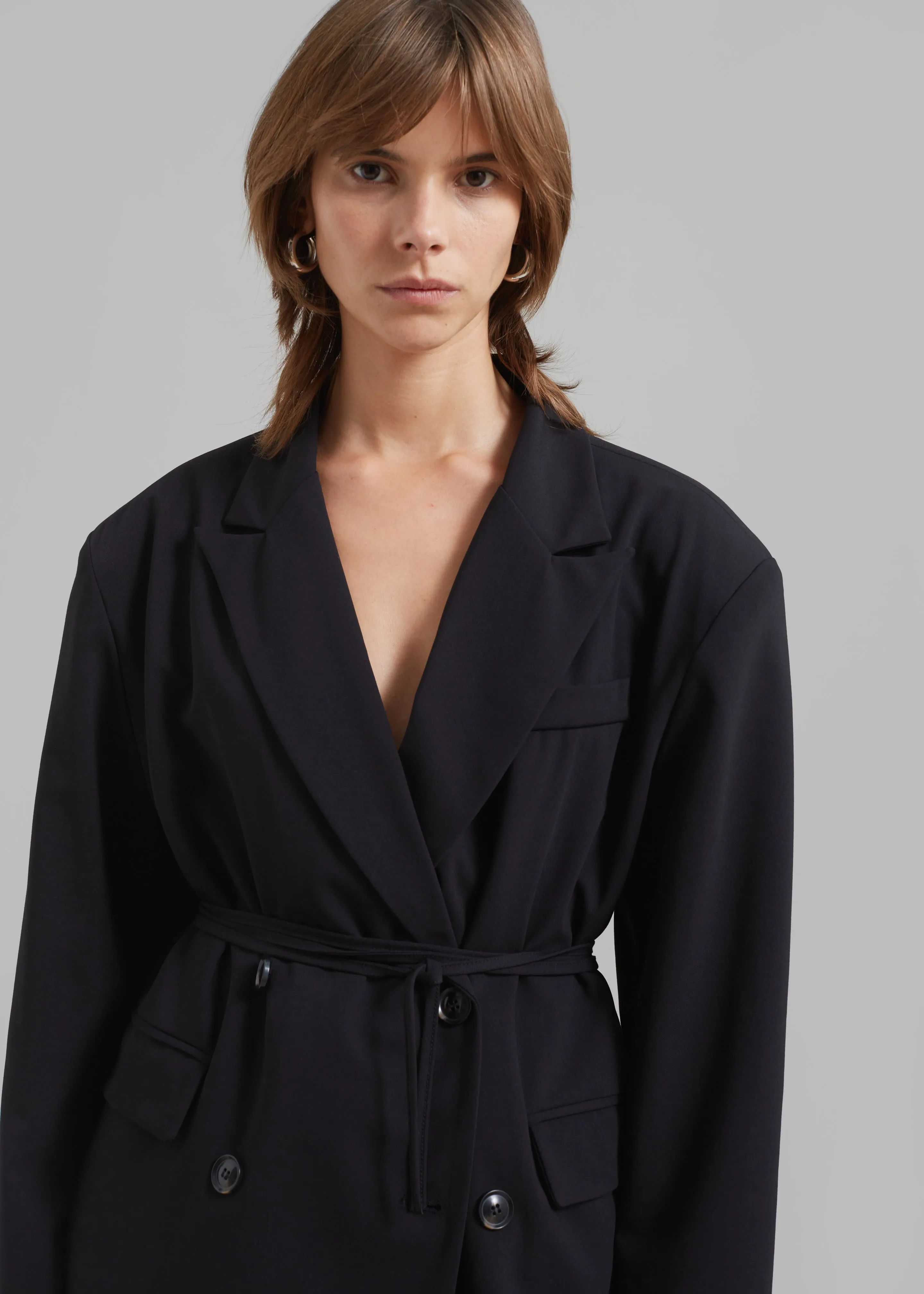 Allison Double Breasted Blazer - Black sold by Frankie Shop product image thumbnail 4