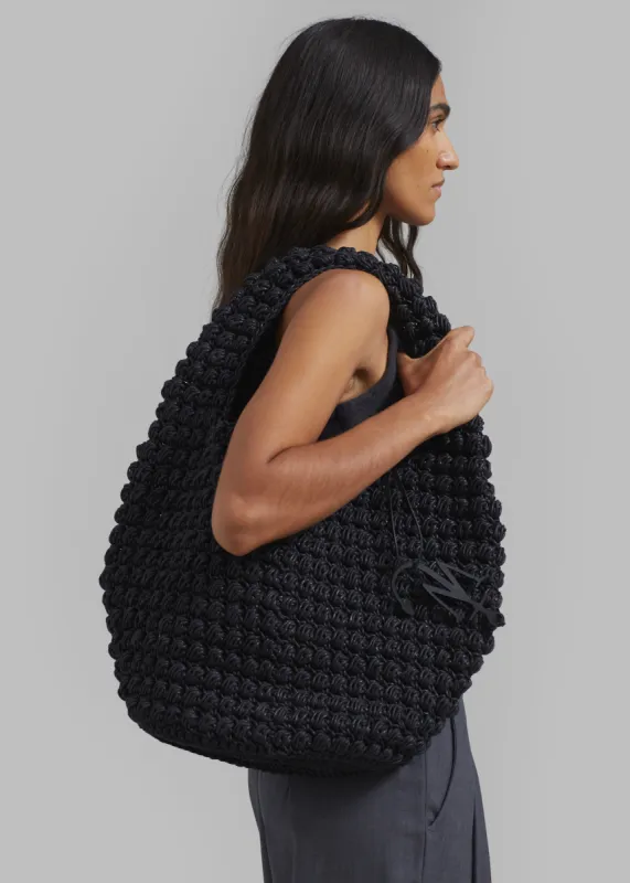 JW Anderson Large Popcorn Basket - Black made by Frankie Shop