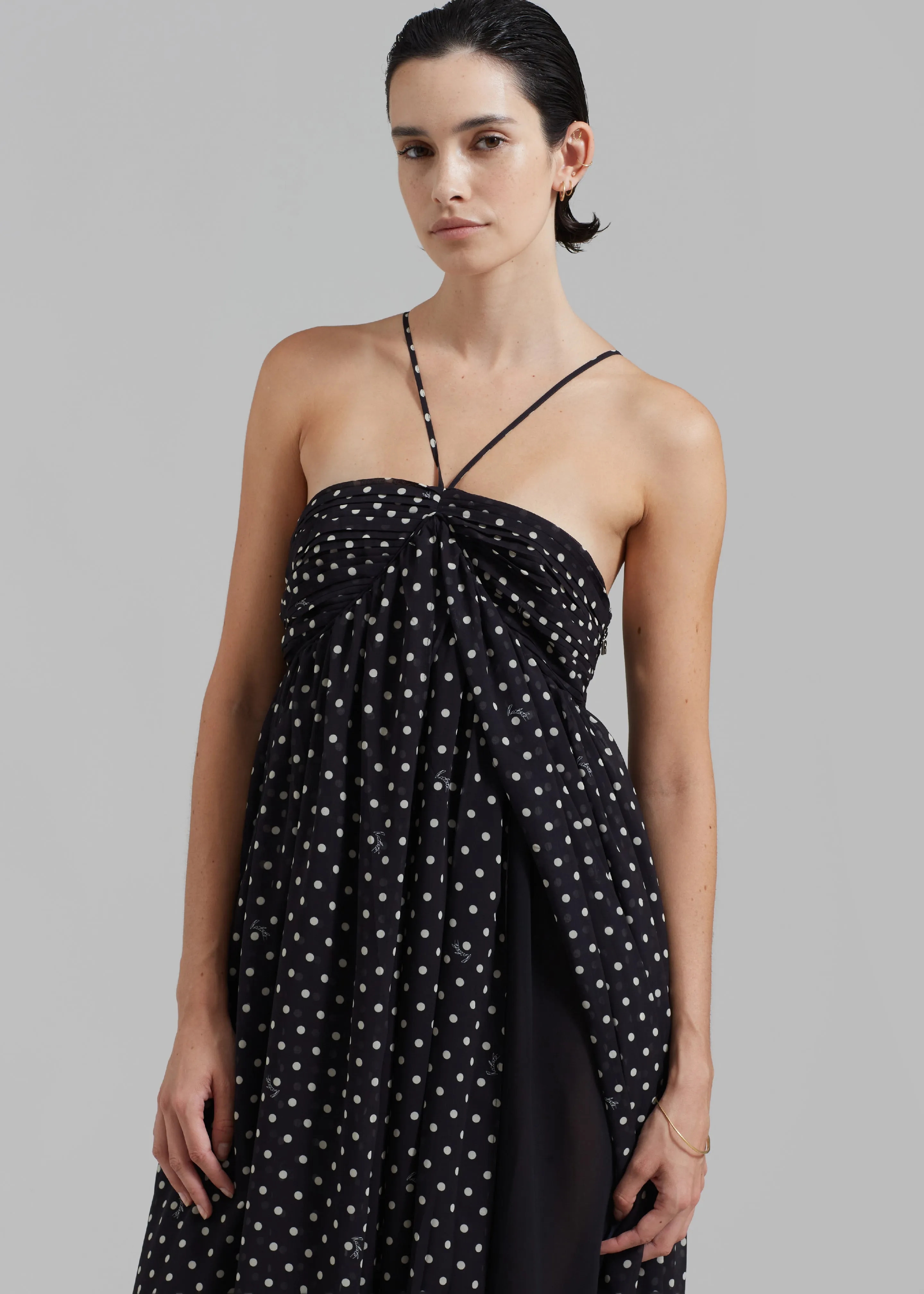 ROTATE Chiffon Halterneck Dress - Tap Shoe Comb sold by Frankie Shop product image thumbnail 5