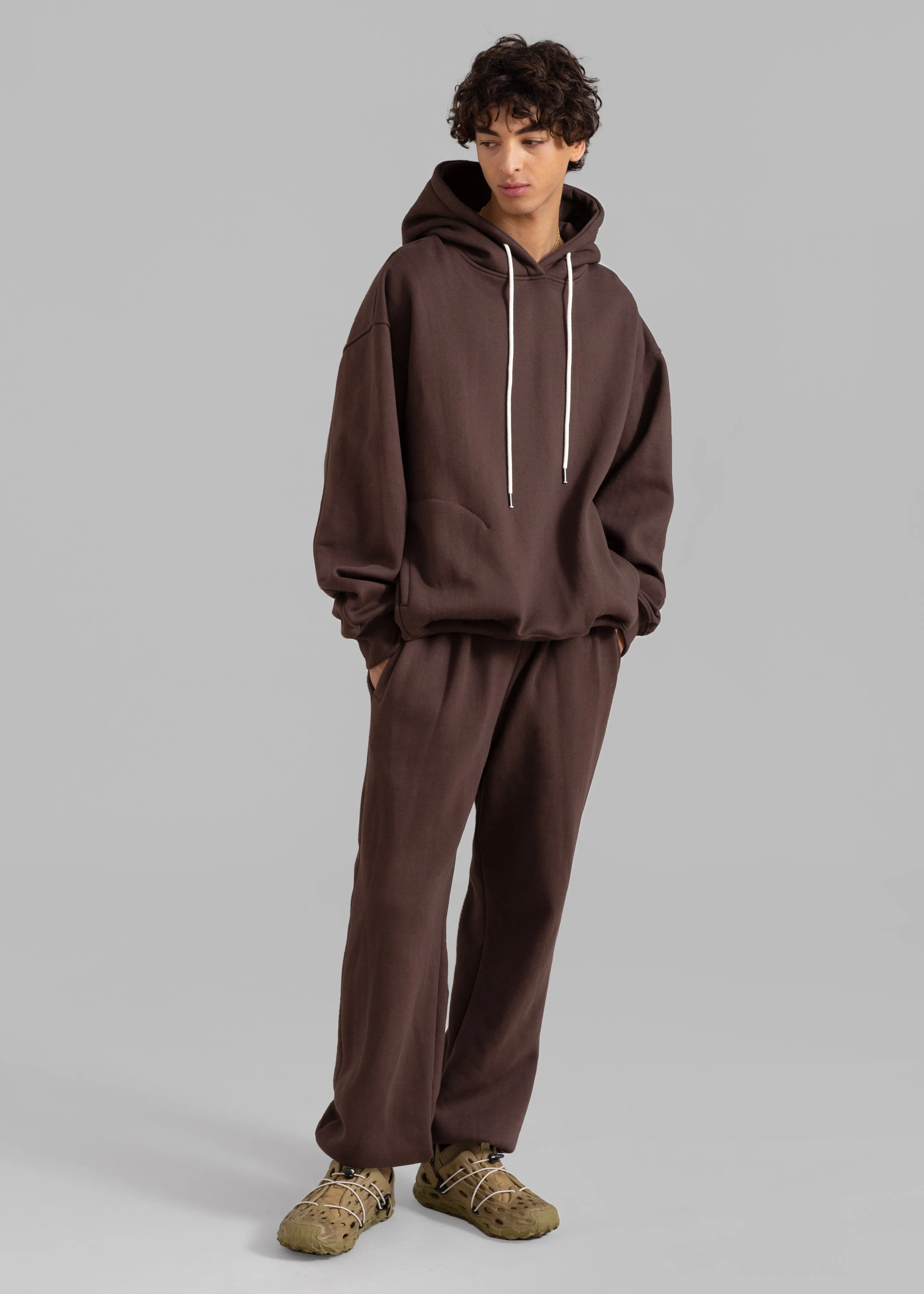 Hoops Hoodie - Chocolate Plum sold by Frankie Shop product image thumbnail 3