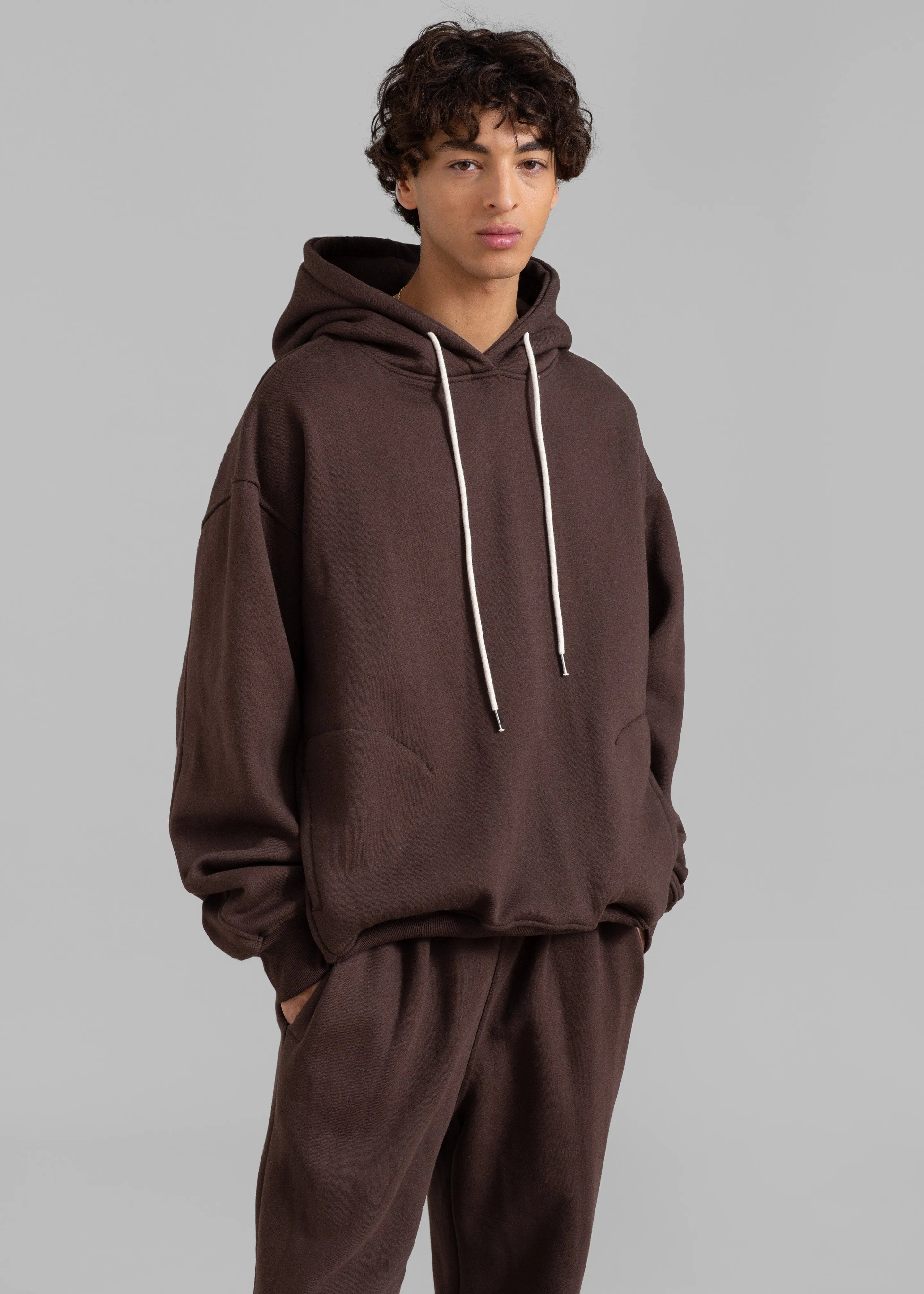 Hoops Hoodie - Chocolate Plum sold by Frankie Shop product image thumbnail 5