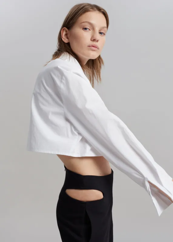Lona Cut Out Pants - Black sold by Frankie Shop