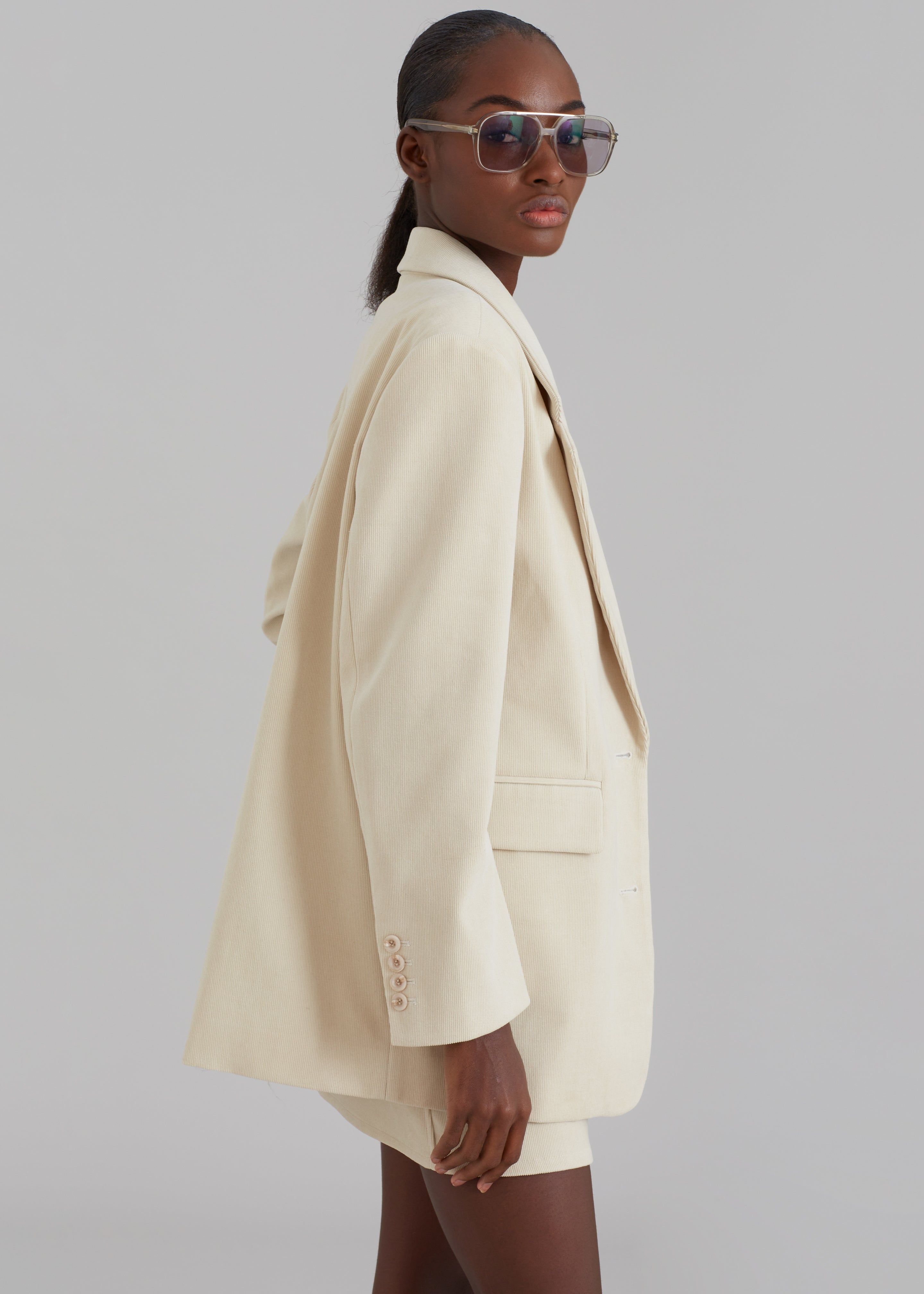 Dany Corduroy Blazer - Cream sold by Frankie Shop product image thumbnail 3