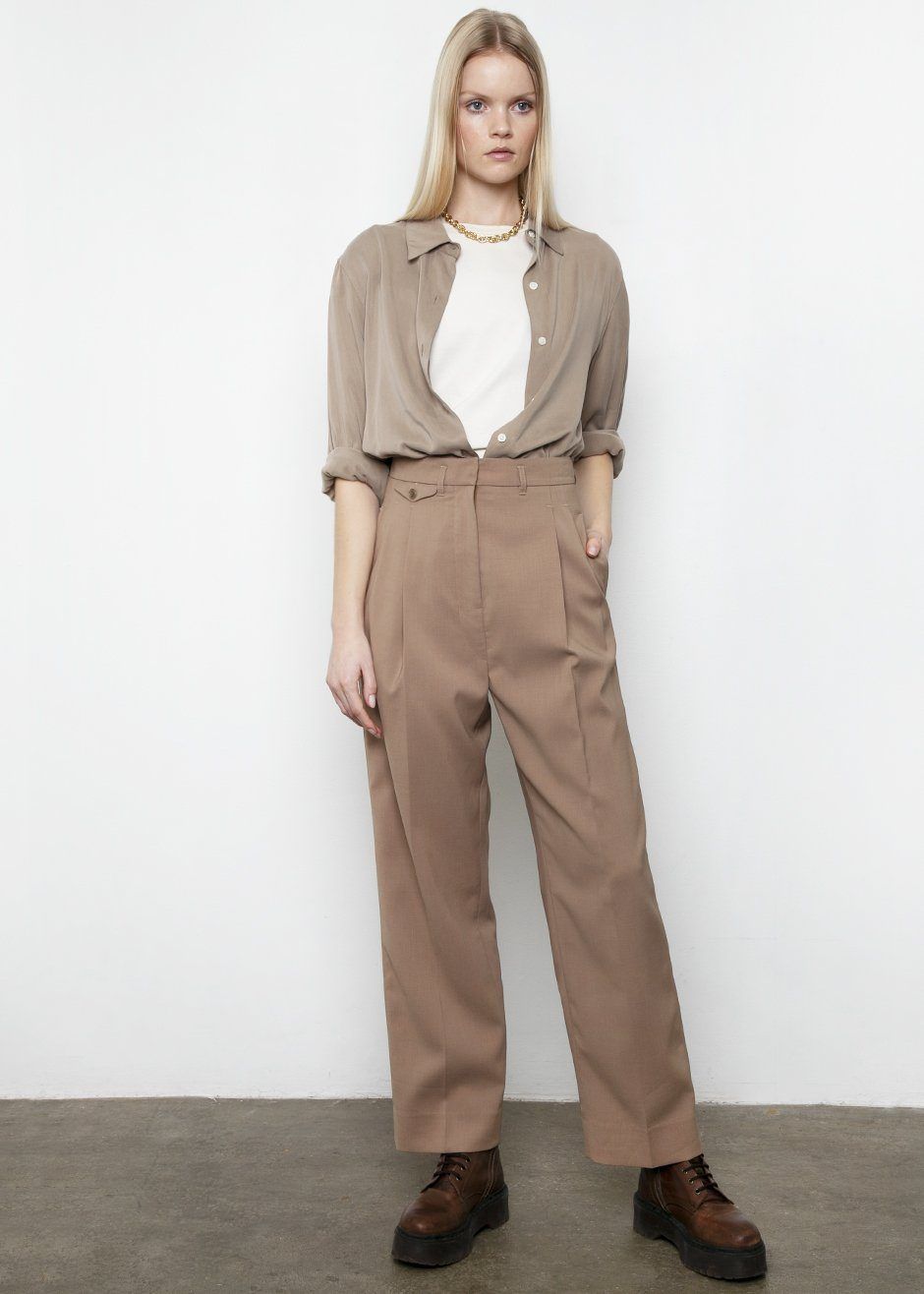 Pernille Boy Pants - Brown sold by Frankie Shop product image thumbnail 4