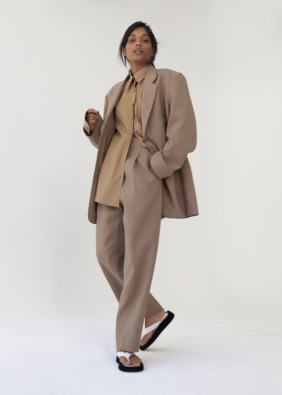 Pernille Boy Pants - Brown sold by Frankie Shop product image thumbnail 3