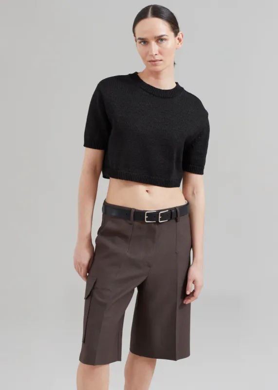 Revel Cargo Shorts - Brown sold by Frankie Shop