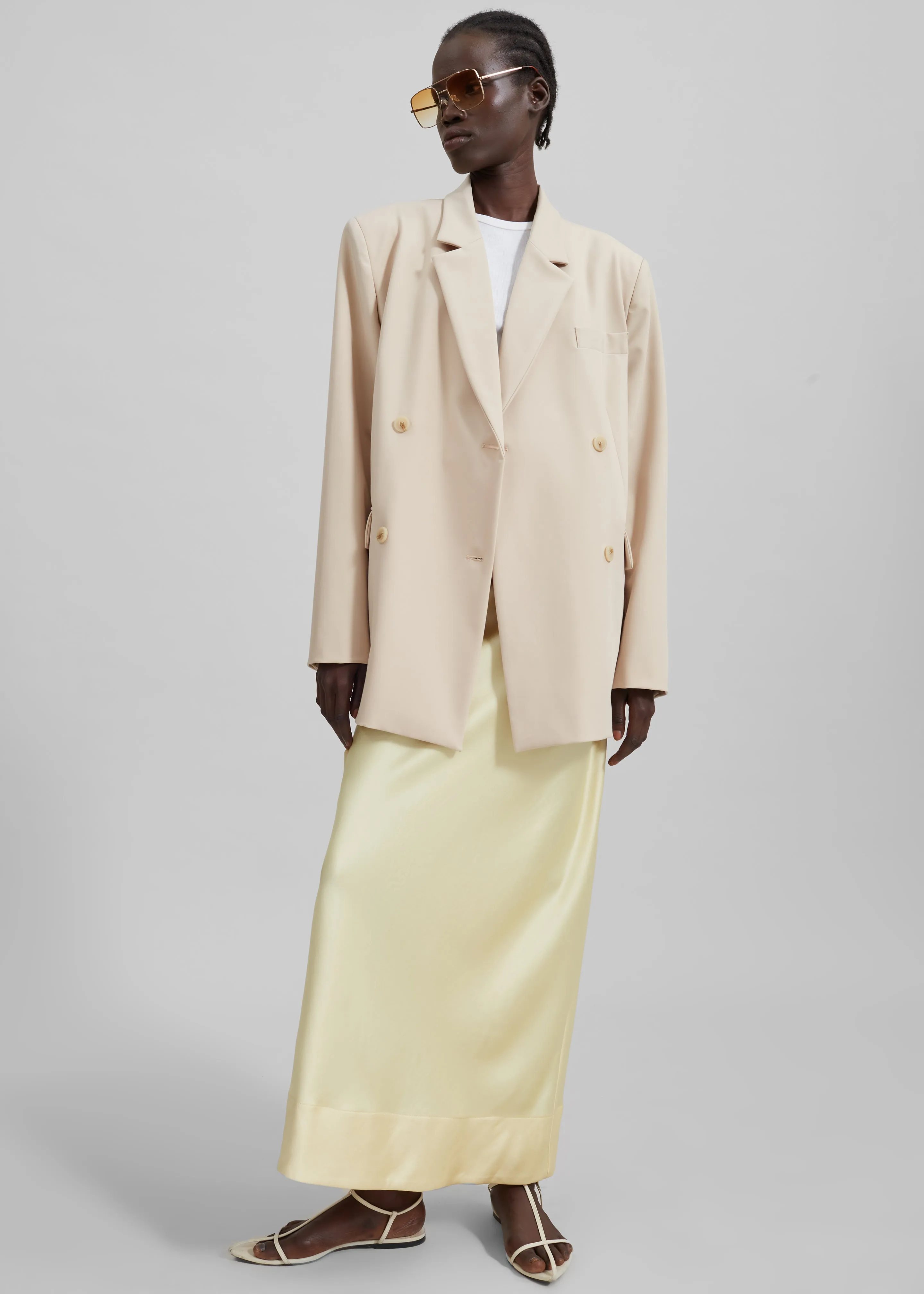 Jena Blazer - Beige sold by Frankie Shop product image thumbnail 2