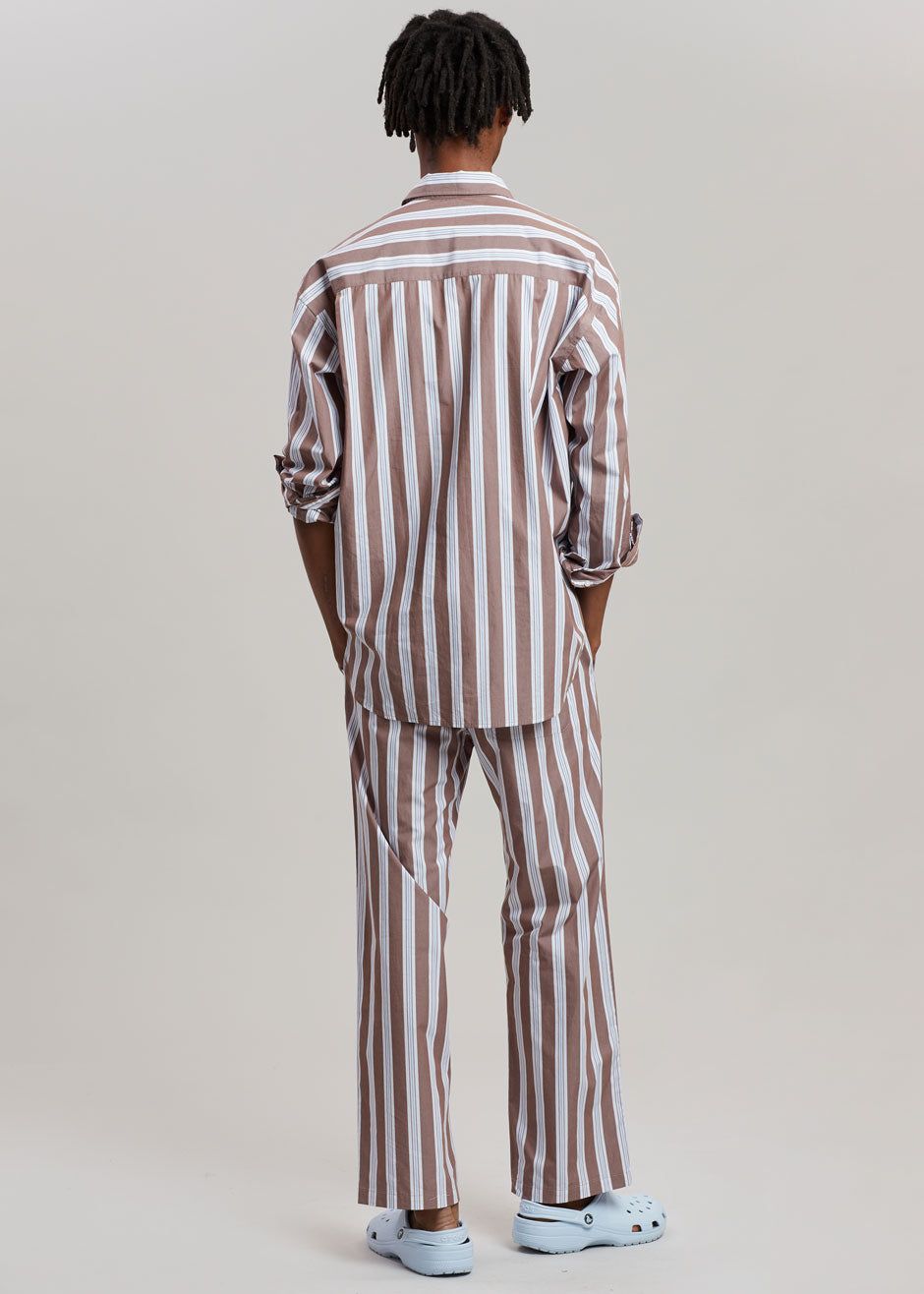 Samsøe & Samsøe Marley Shirt - Brown Stripe sold by Frankie Shop product image thumbnail 16