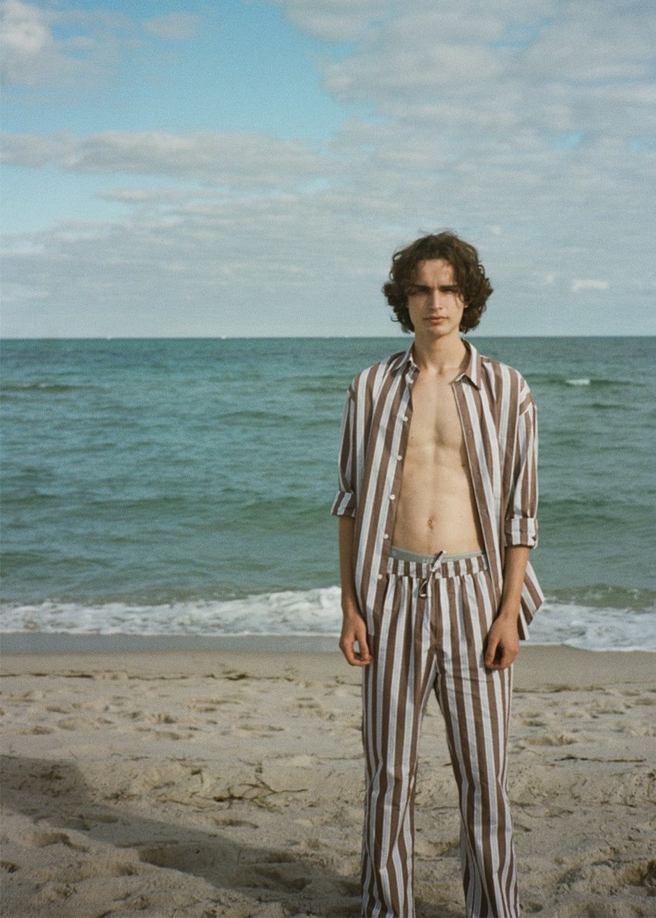 Samsøe & Samsøe Marley Shirt - Brown Stripe sold by Frankie Shop product image thumbnail 9