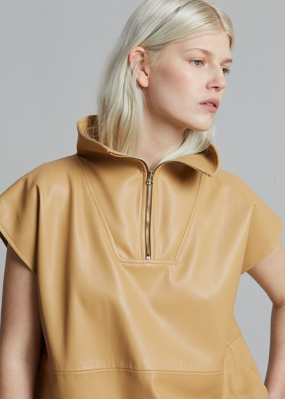 Noa Sleeveless Anorak - Butter sold by Frankie Shop product image thumbnail 4