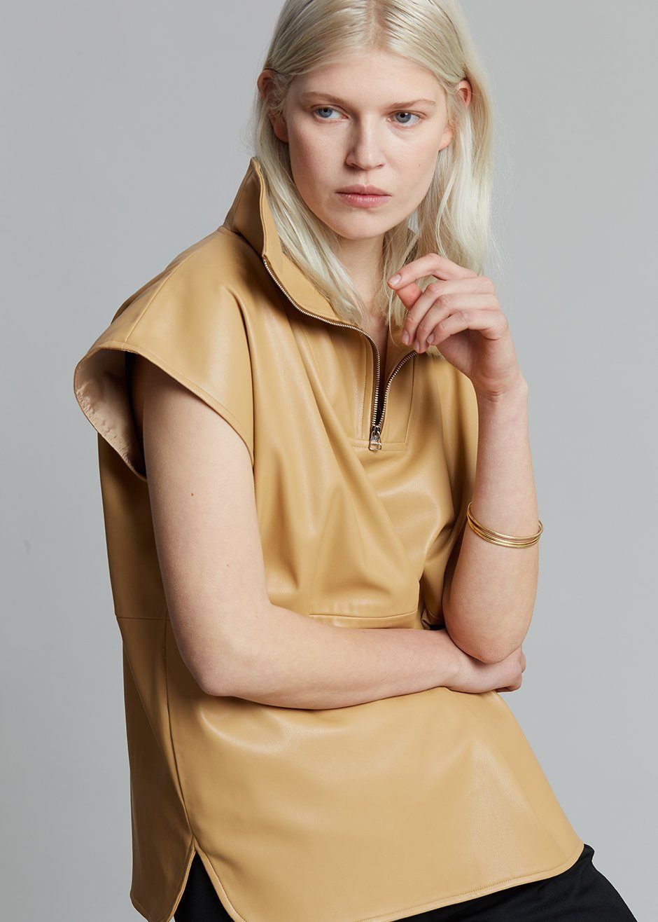 Noa Sleeveless Anorak - Butter sold by Frankie Shop product image thumbnail 6