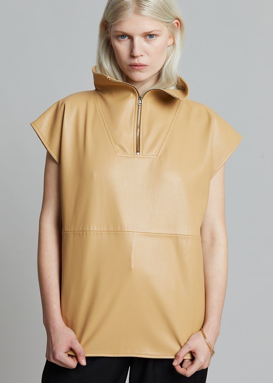 Noa Sleeveless Anorak - Butter sold by Frankie Shop