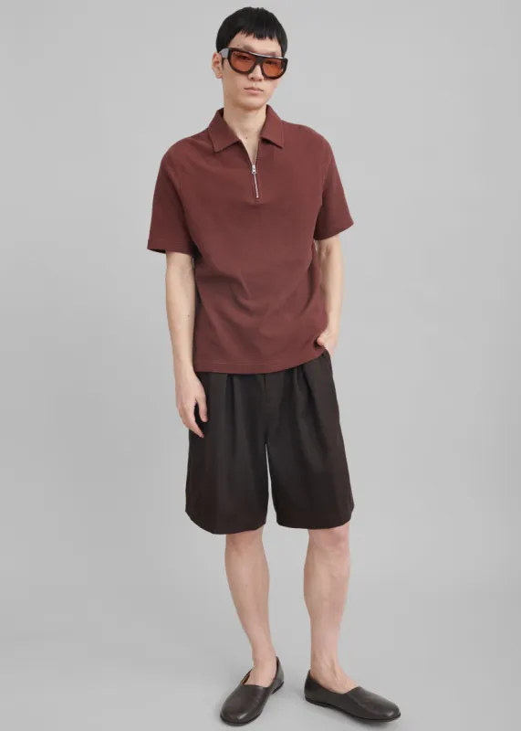 Samsøe Samsøe Saolli Hz Polo - Brown Stone sold by Frankie Shop