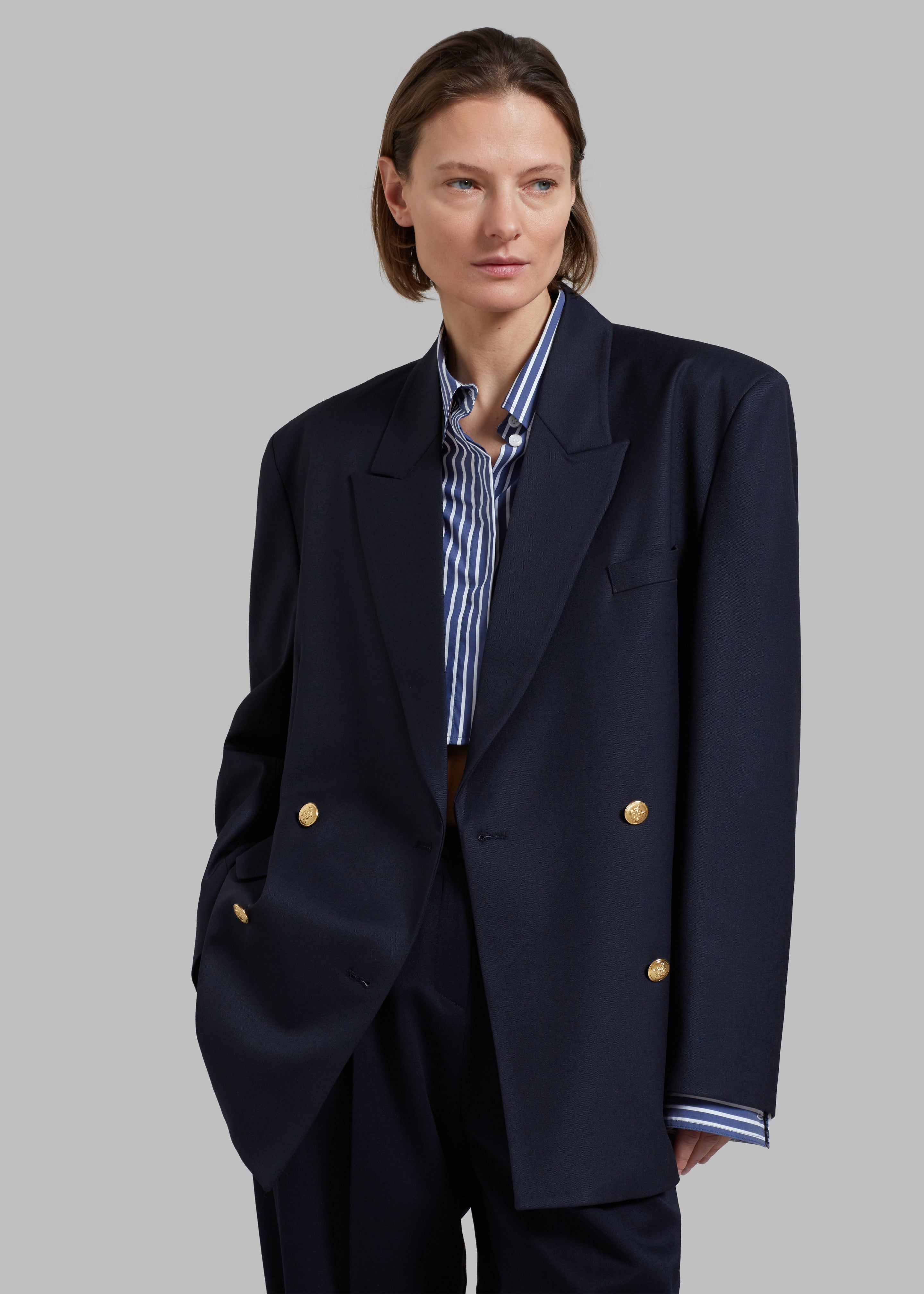 Oline Double Breasted Blazer - Dark Navy sold by Frankie Shop product image thumbnail 6