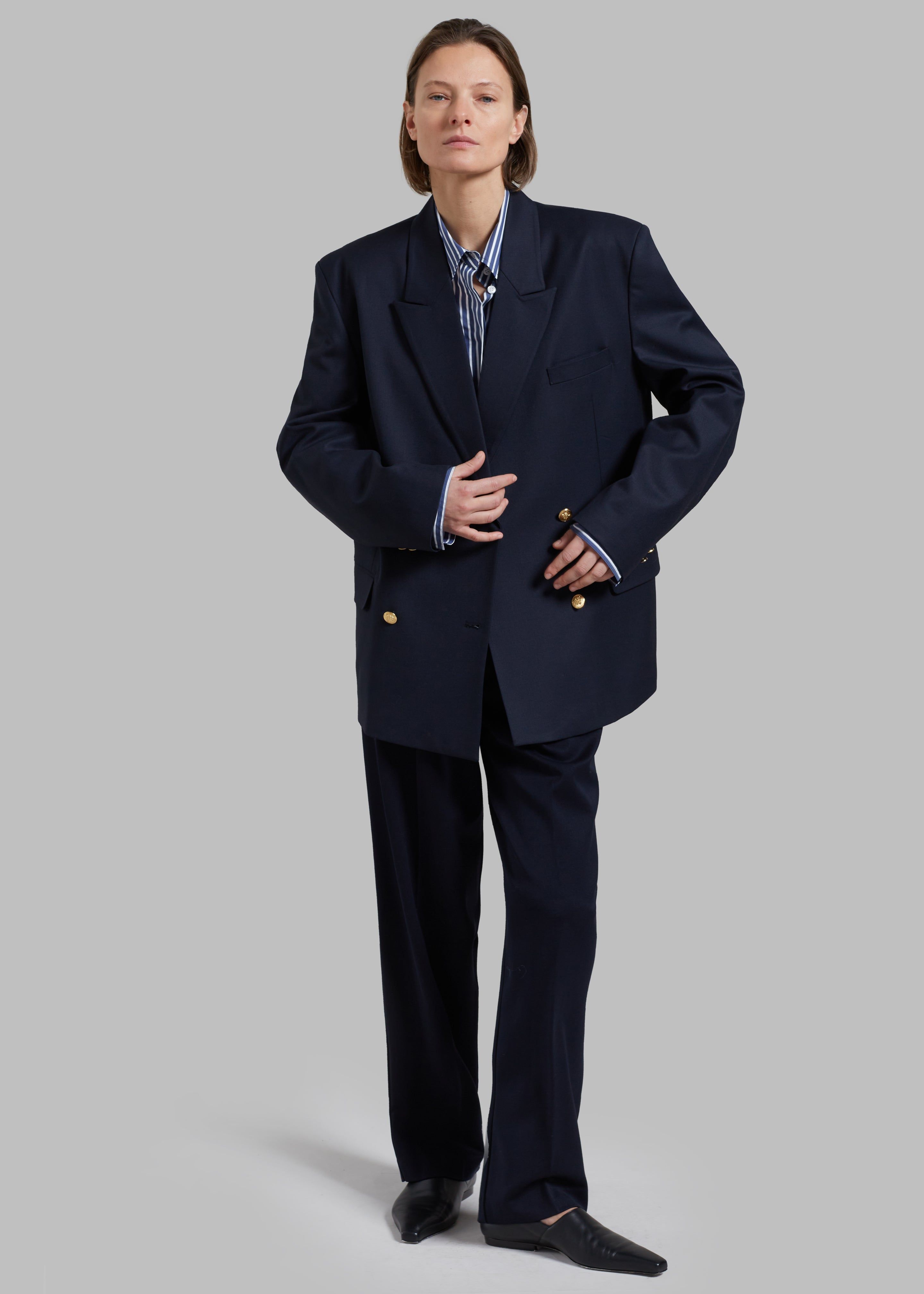 Oline Double Breasted Blazer - Dark Navy sold by Frankie Shop product image thumbnail 7