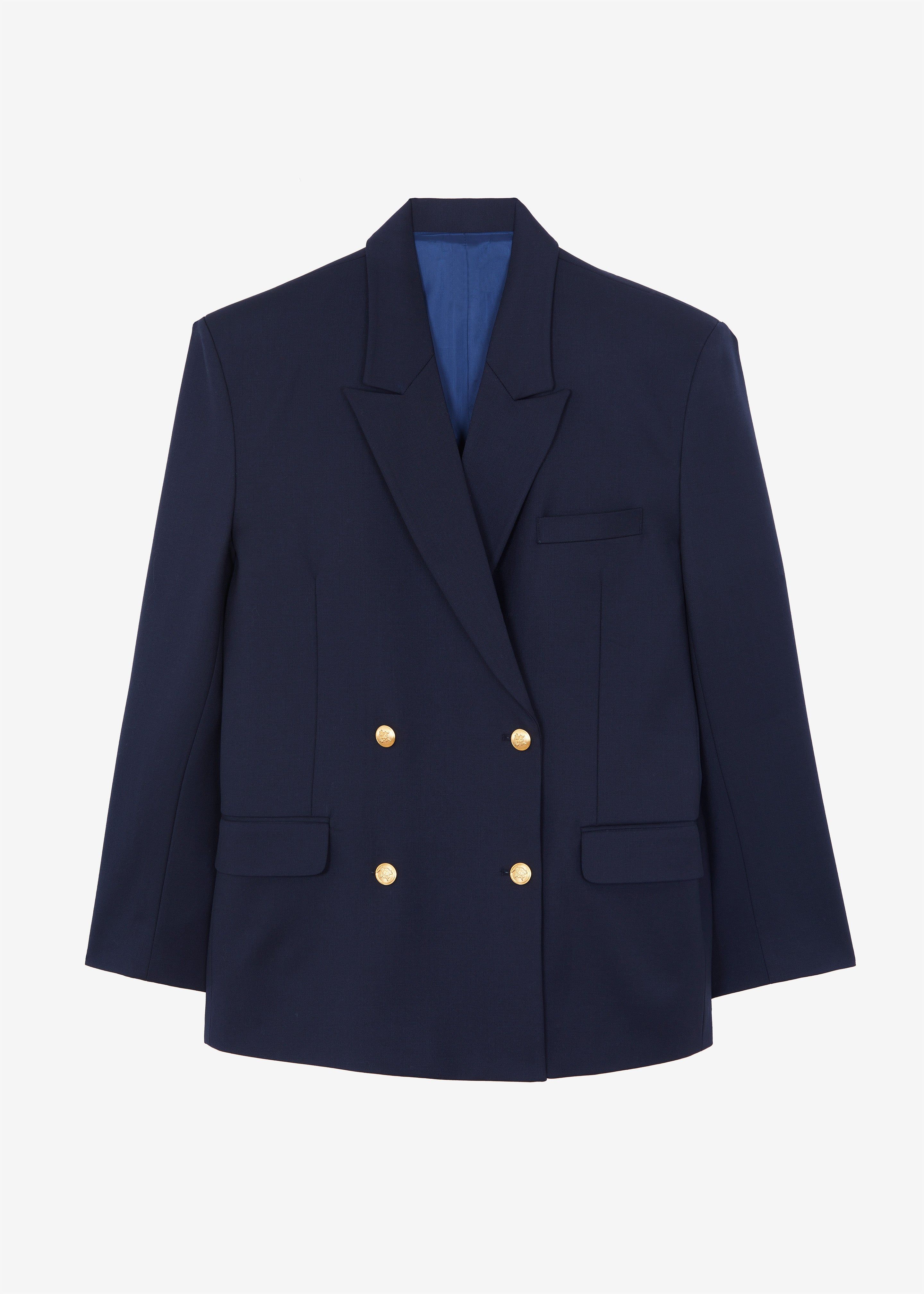 Oline Double Breasted Blazer - Dark Navy sold by Frankie Shop product image thumbnail 9