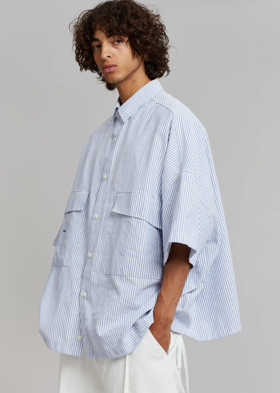 Ethan Pocket Shirt - Blue Stripe sold by Frankie Shop product image thumbnail 3