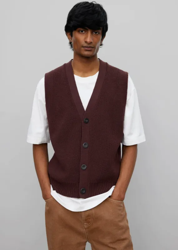 Róhe Max Cardigan - Prugna sold by Frankie Shop