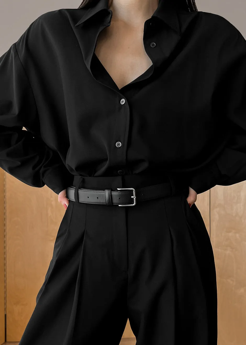 Gelso Shirt - Black sold by Frankie Shop product image thumbnail 4