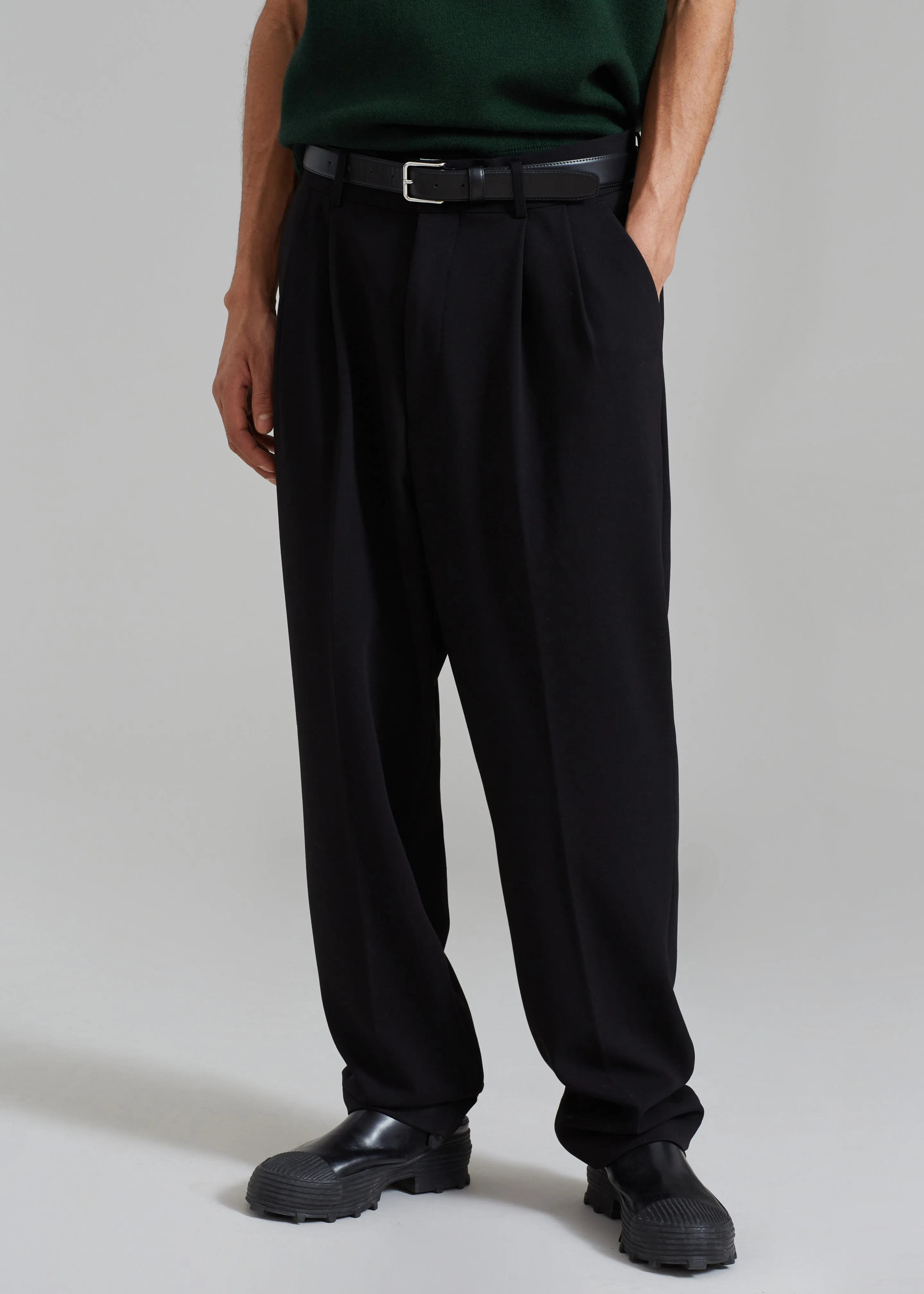 Russel Pleated Trousers - Black sold by Frankie Shop product image thumbnail 5