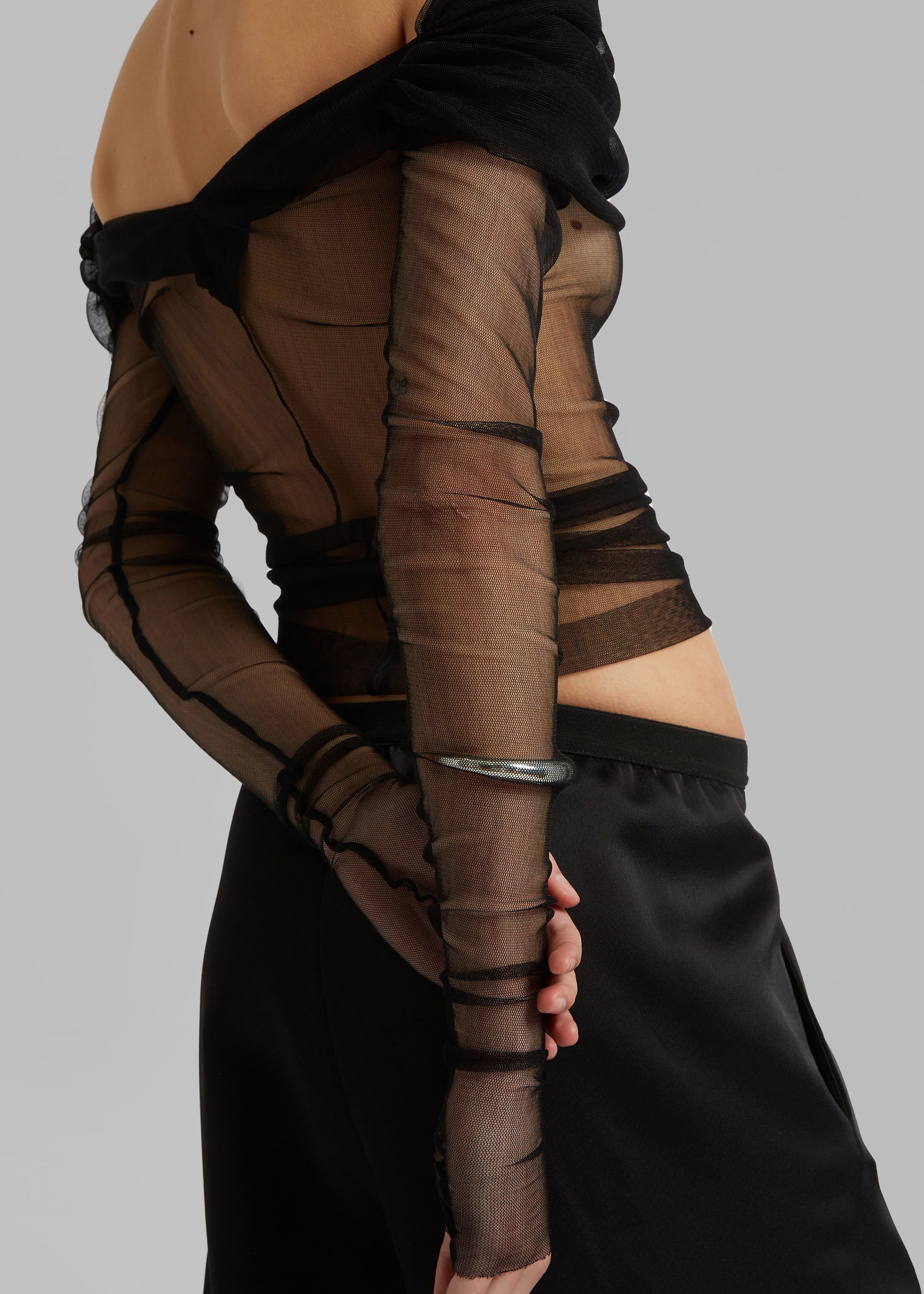 Christopher Esber Veiled Top - Black sold by Frankie Shop product image thumbnail 3