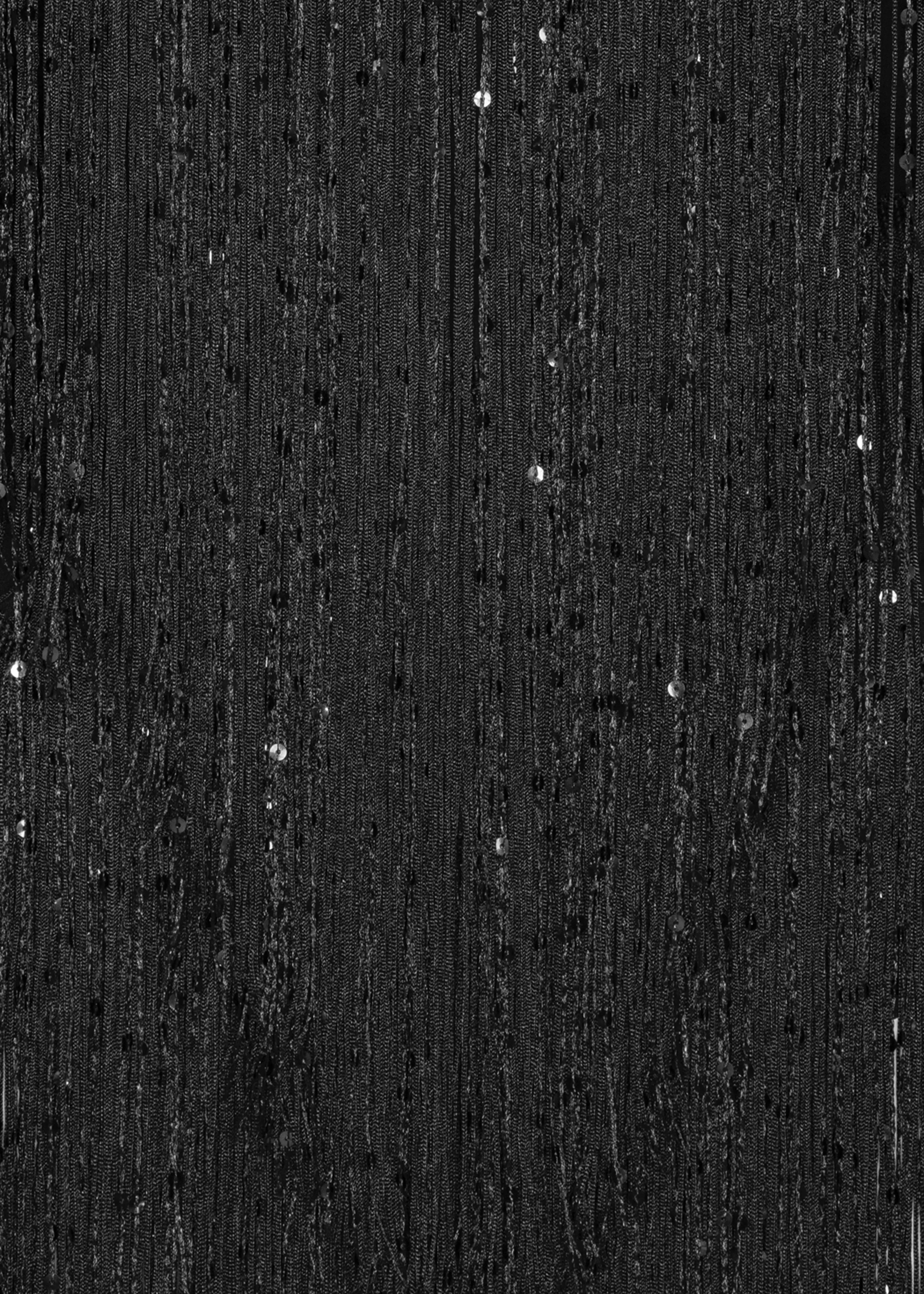 Rotate Sequins Fringe Dress - Tap Shoe Black sold by Frankie Shop product image thumbnail 4