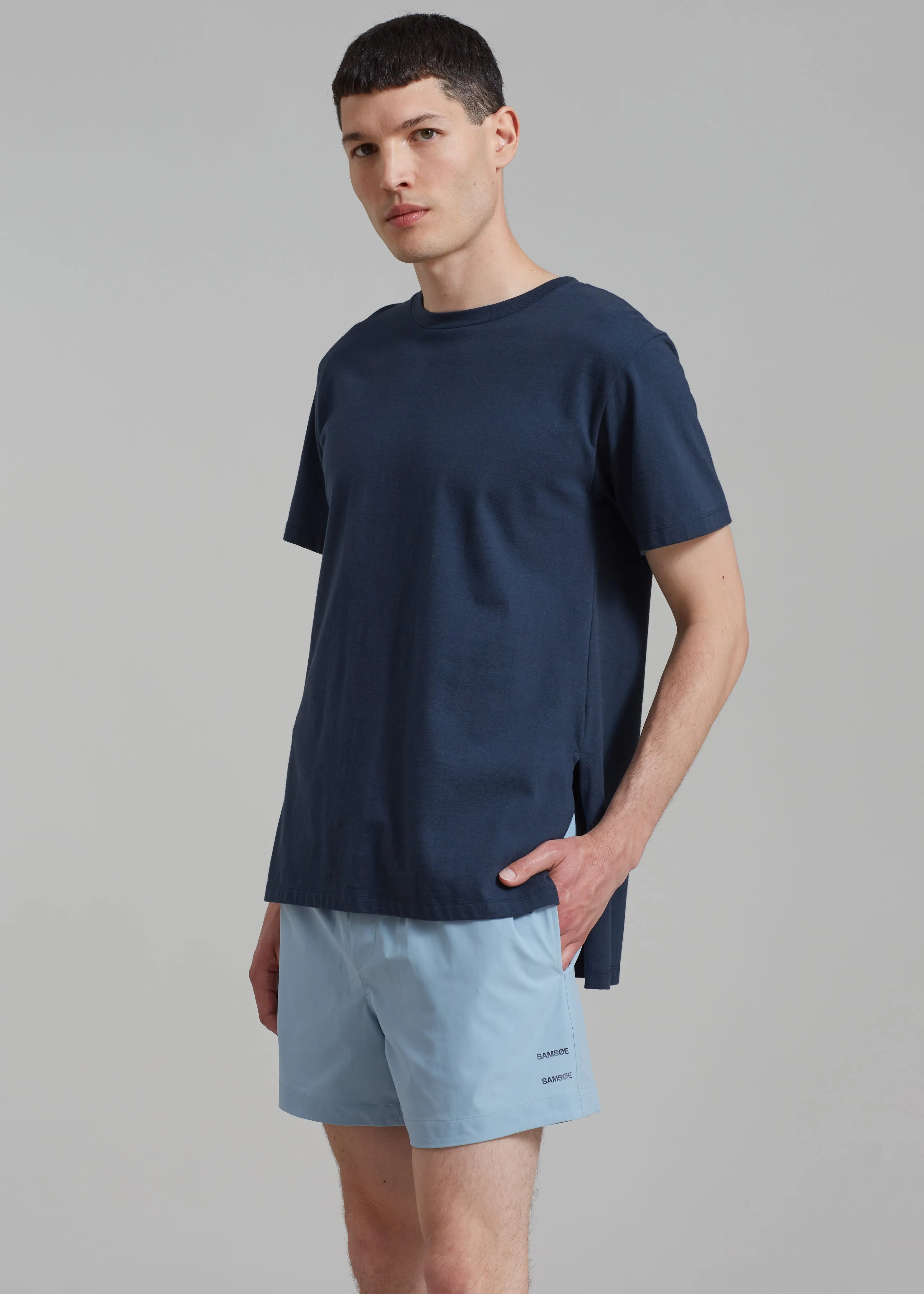 Samsøe Samsøe Moses Swim Shorts - Ashley Blue sold by Frankie Shop