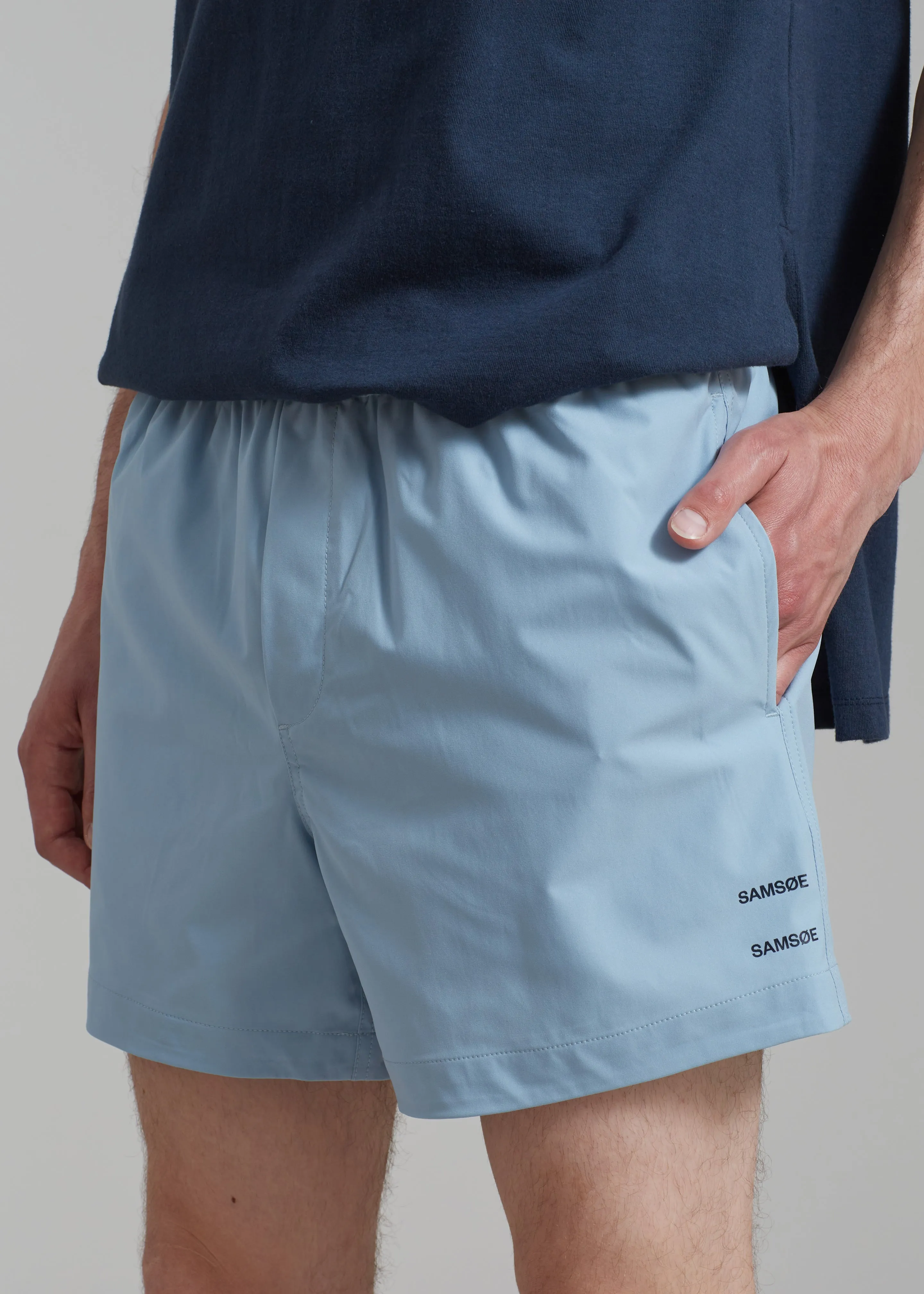 Samsøe Samsøe Moses Swim Shorts - Ashley Blue sold by Frankie Shop product image thumbnail 3