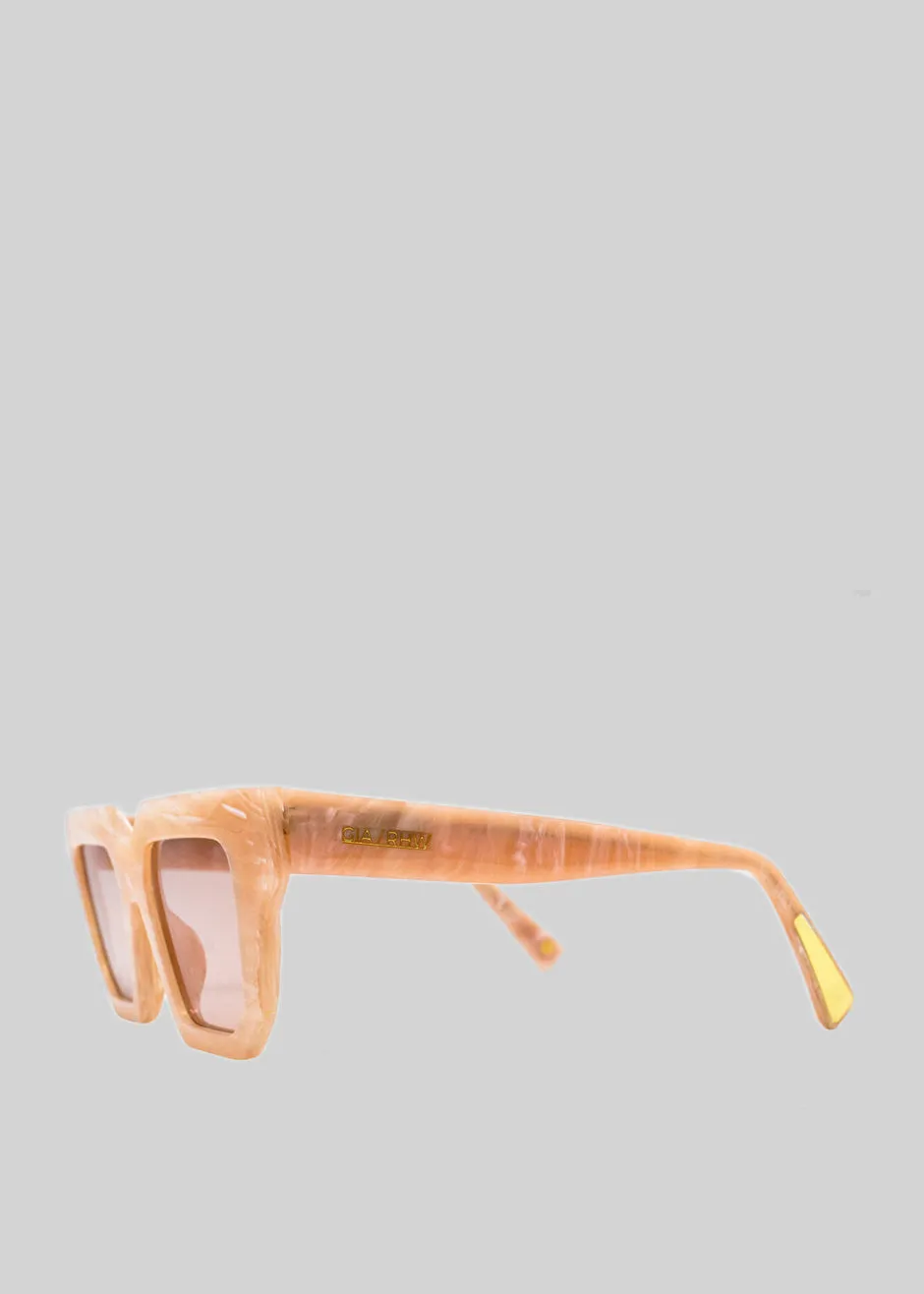 Gia x RHW Sunnies - Peach Marble sold by Frankie Shop product image thumbnail 5