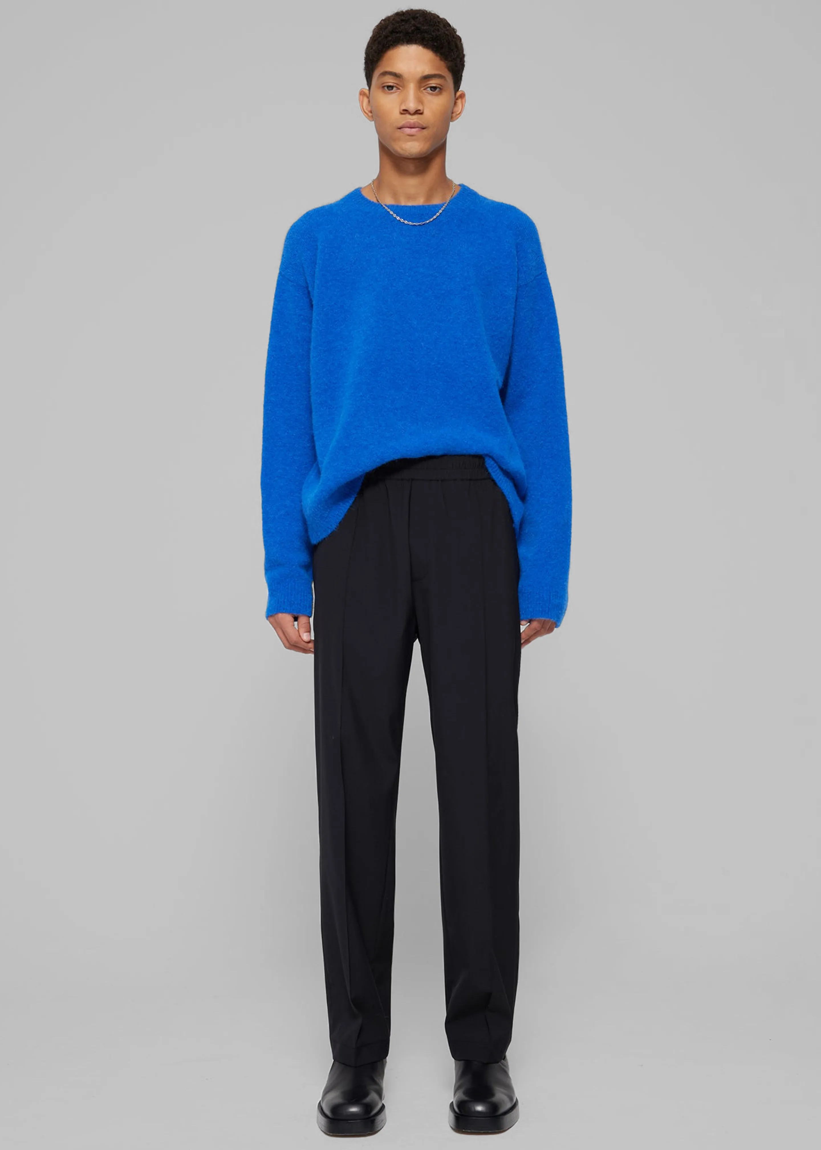 Róhe Tailored Wool Trousers - Noir sold by Frankie Shop