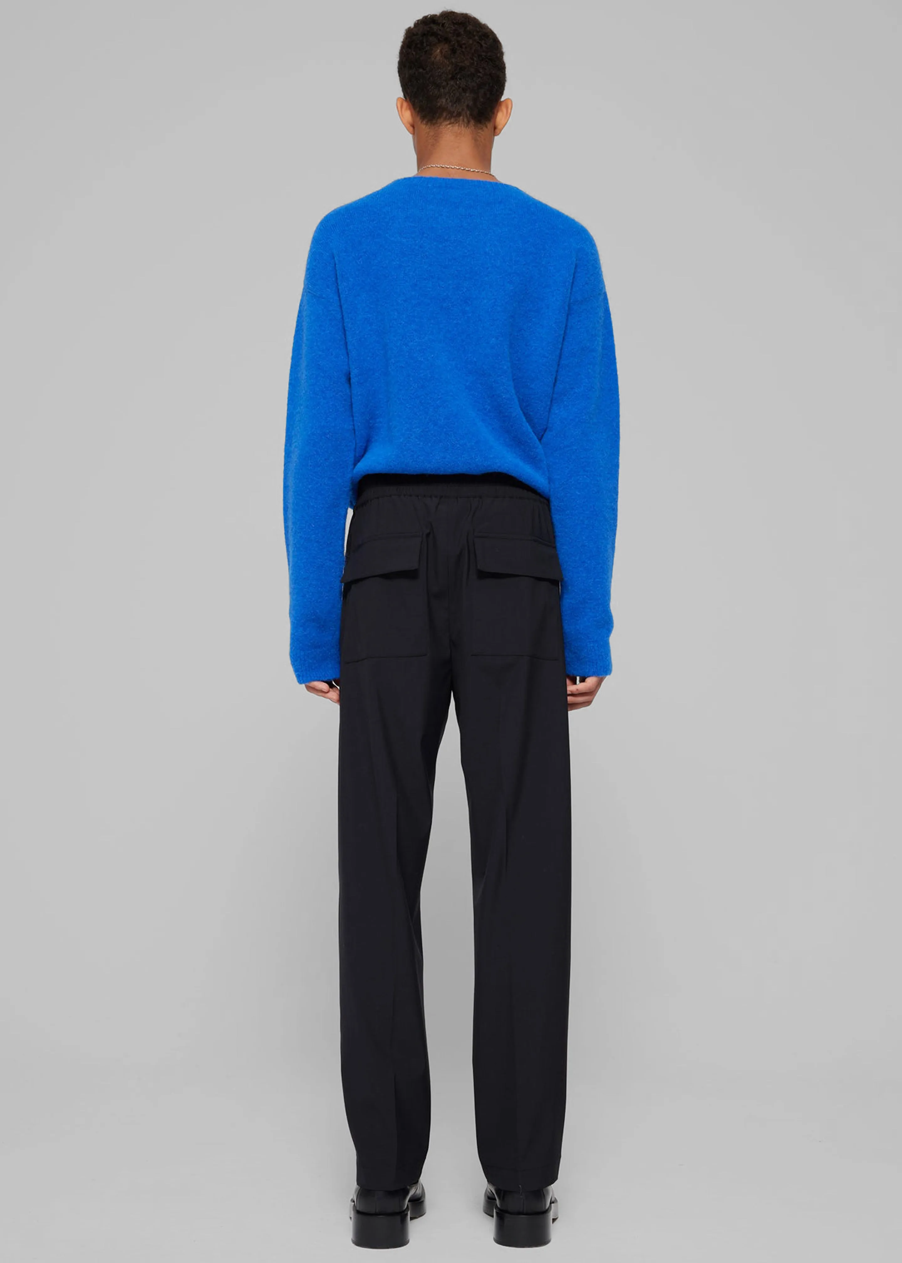 Róhe Tailored Wool Trousers - Noir sold by Frankie Shop product image thumbnail 4
