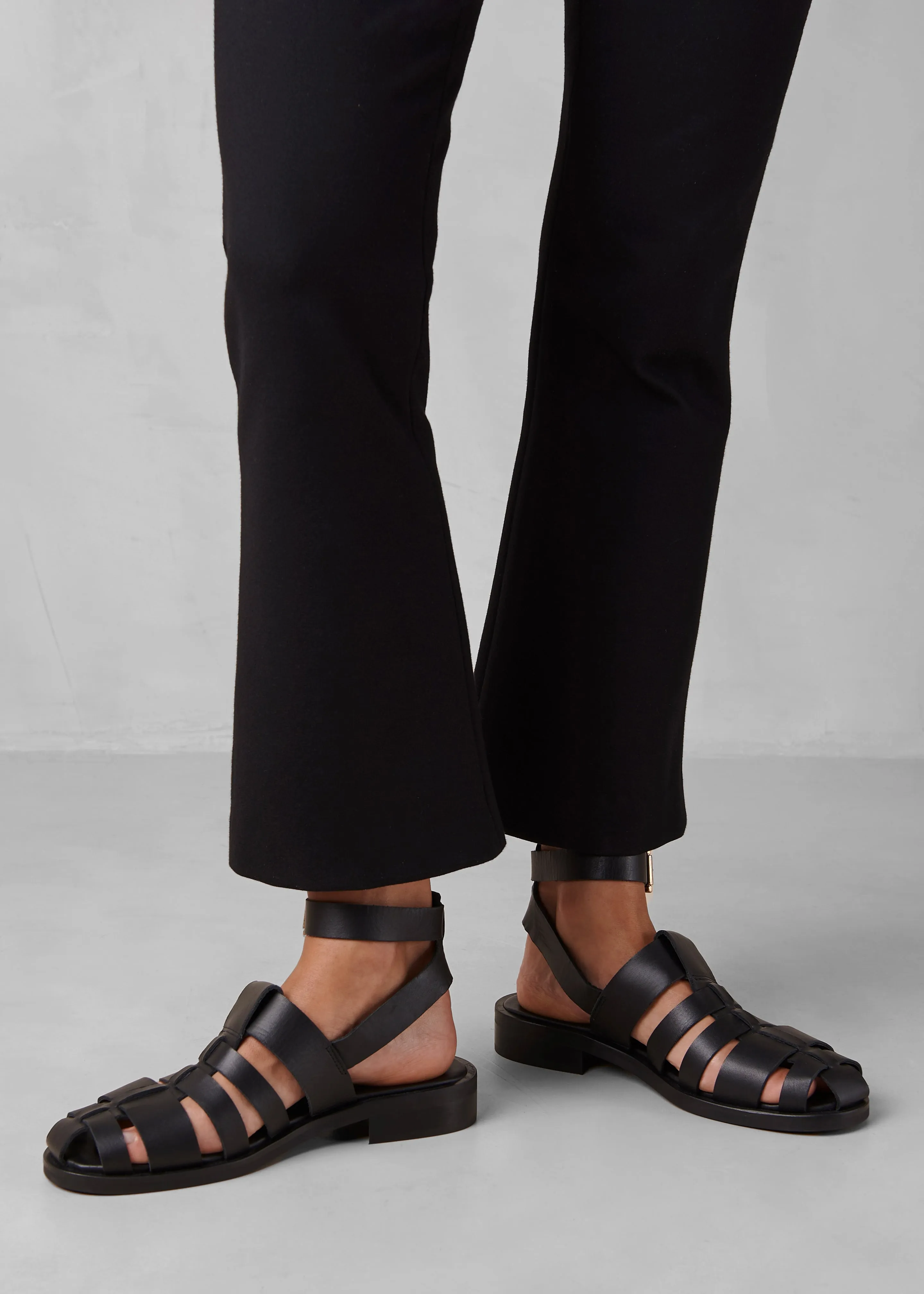 Alohas Perry Leather Sandals - Black sold by Frankie Shop product image thumbnail 5