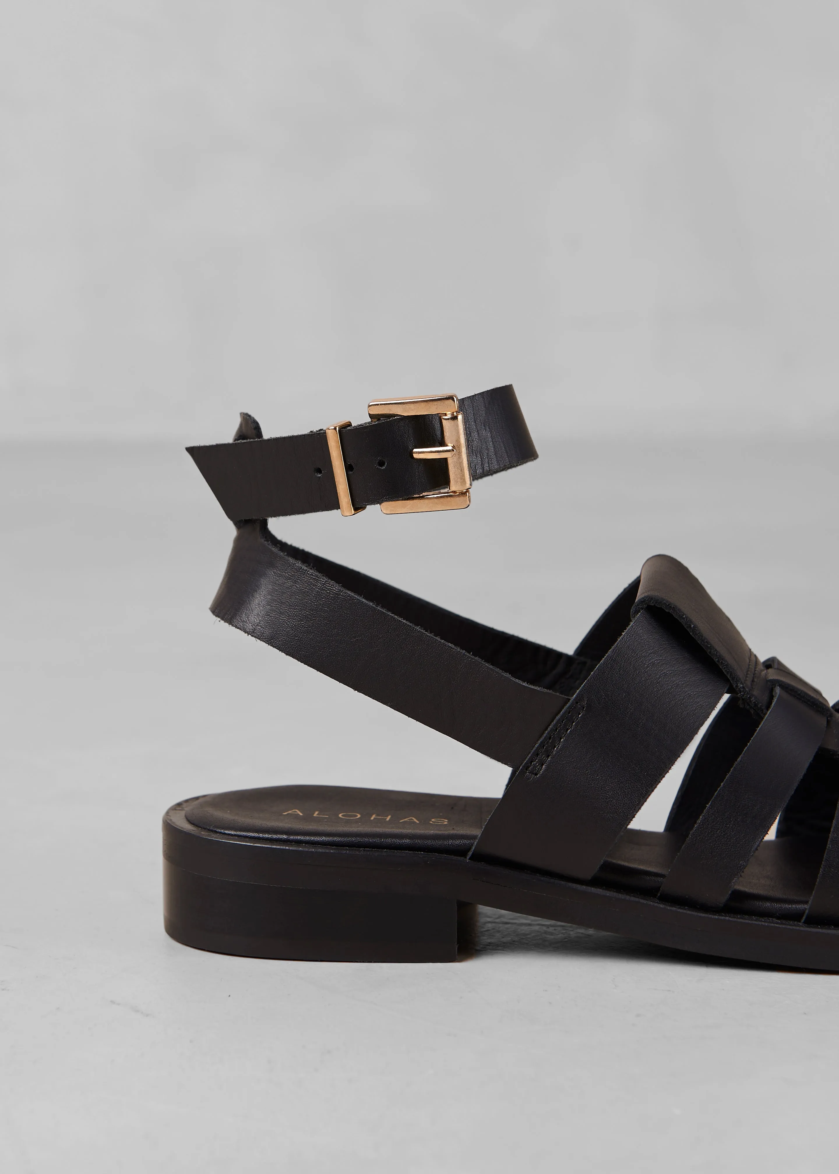 Alohas Perry Leather Sandals - Black sold by Frankie Shop product image thumbnail 2
