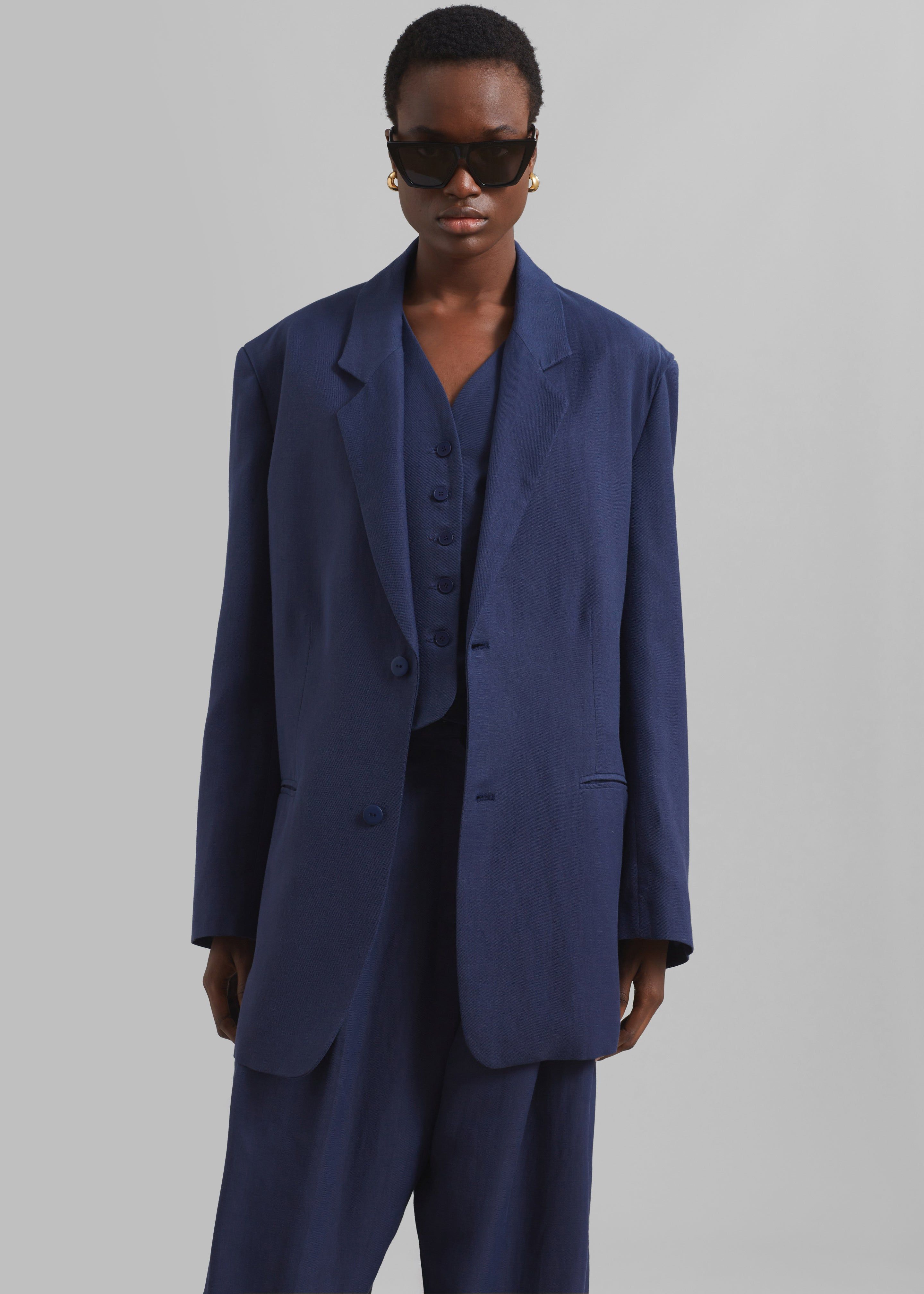 Aiden Blazer - Blue sold by Frankie Shop product image thumbnail 4