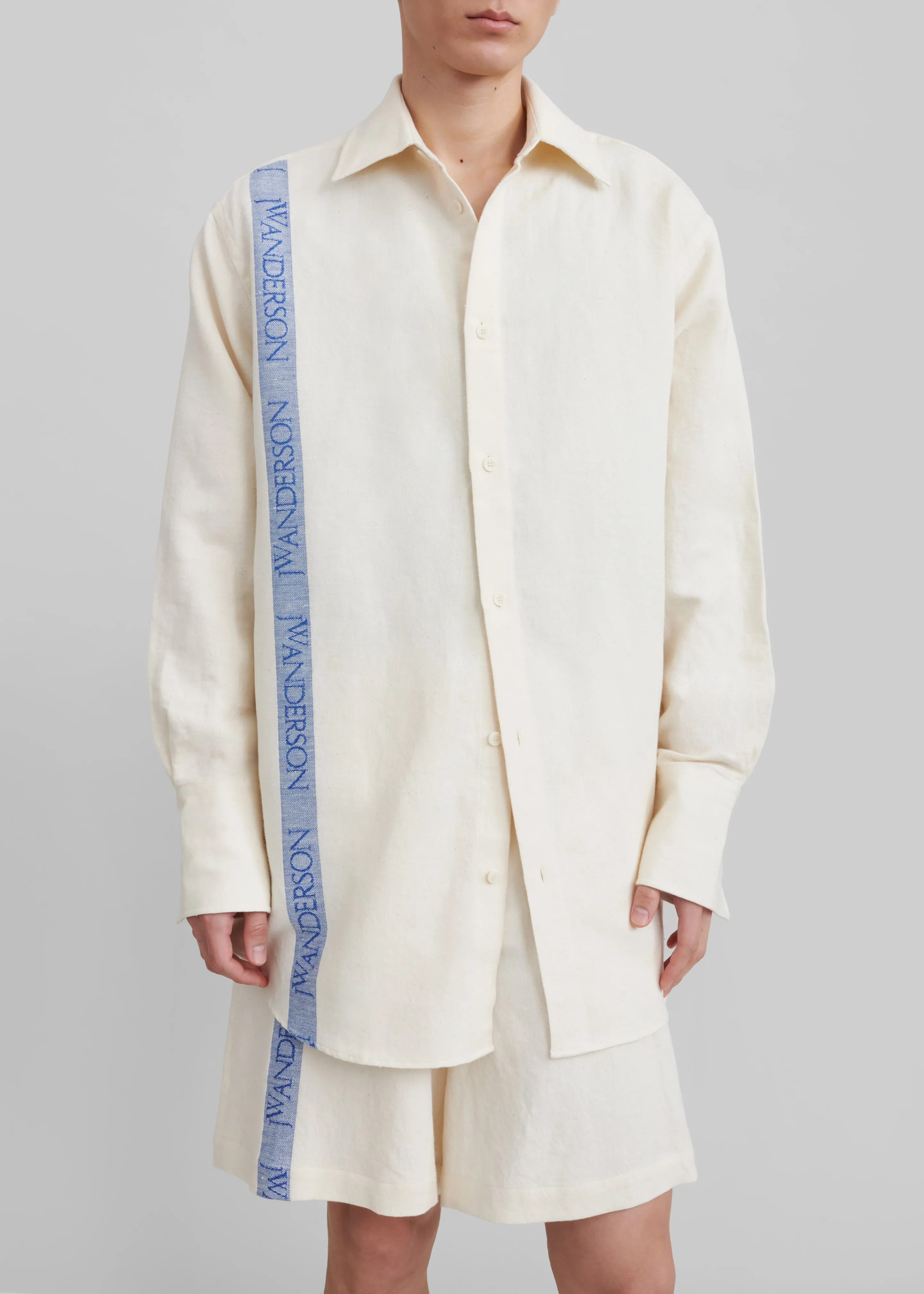 JW Anderson Tea Towel Oversized Shirt - Off White sold by Frankie Shop product image thumbnail 3