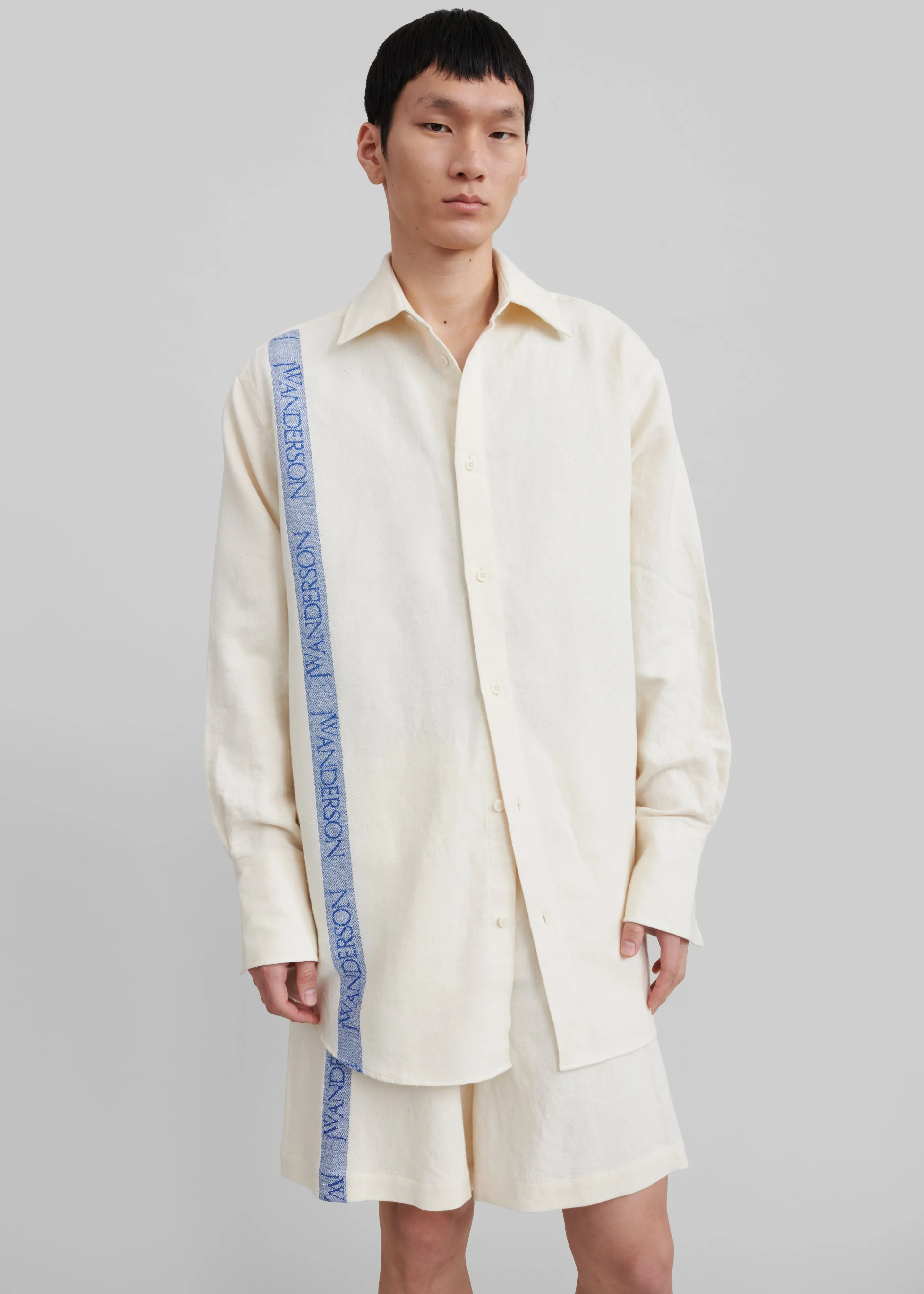JW Anderson Tea Towel Oversized Shirt - Off White sold by Frankie Shop