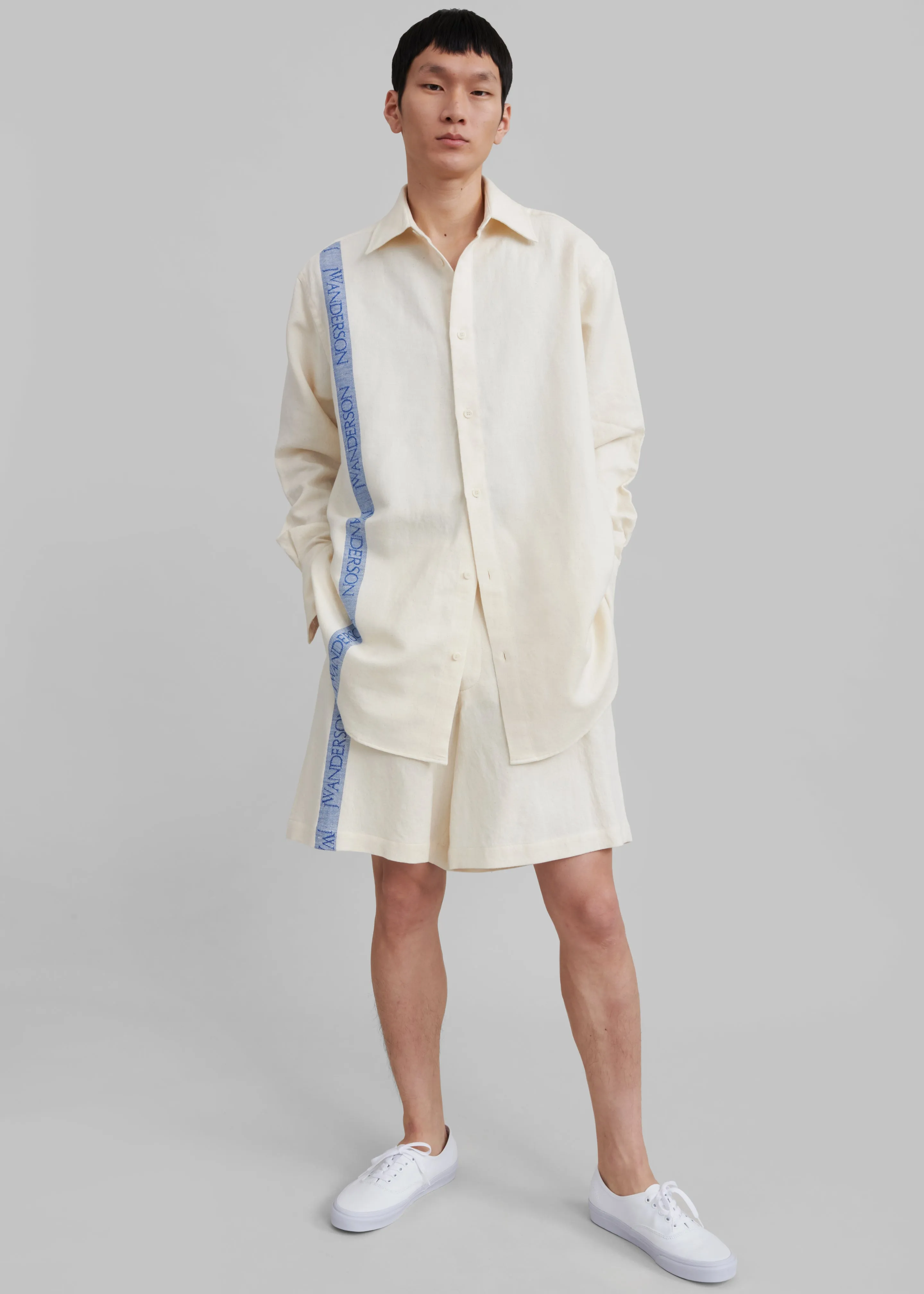JW Anderson Tea Towel Oversized Shirt - Off White sold by Frankie Shop product image thumbnail 4