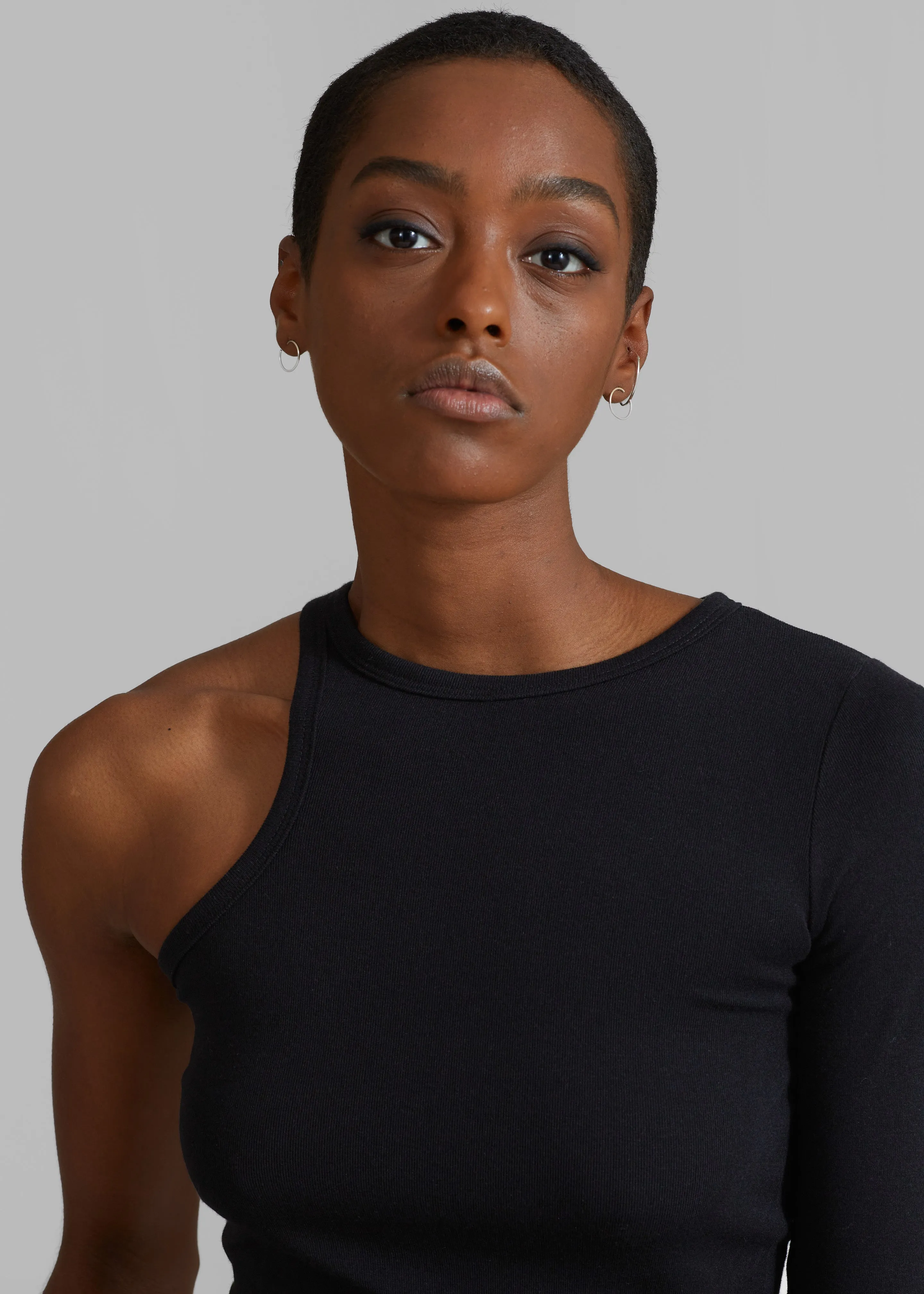 Jamie Asymmetric T-Shirt - Black sold by Frankie Shop product image thumbnail 5